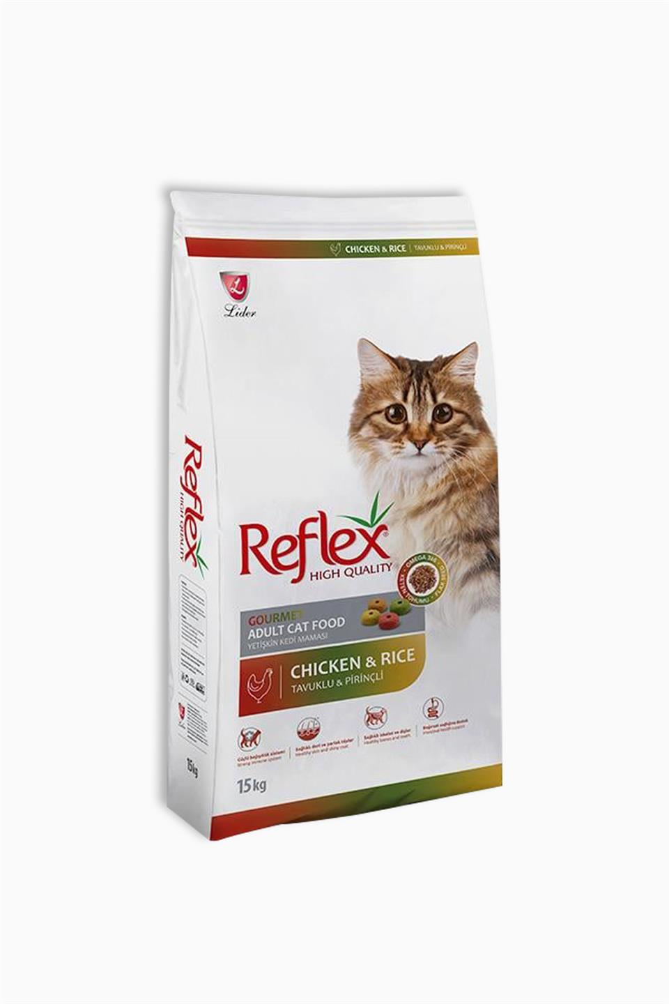 Reflex Renkli Taneli Yetişkin Kedi Maması 15 Kg | Reflex | Reflex Renkli Taneli Yetişkin Kedi Maması 15 Kg