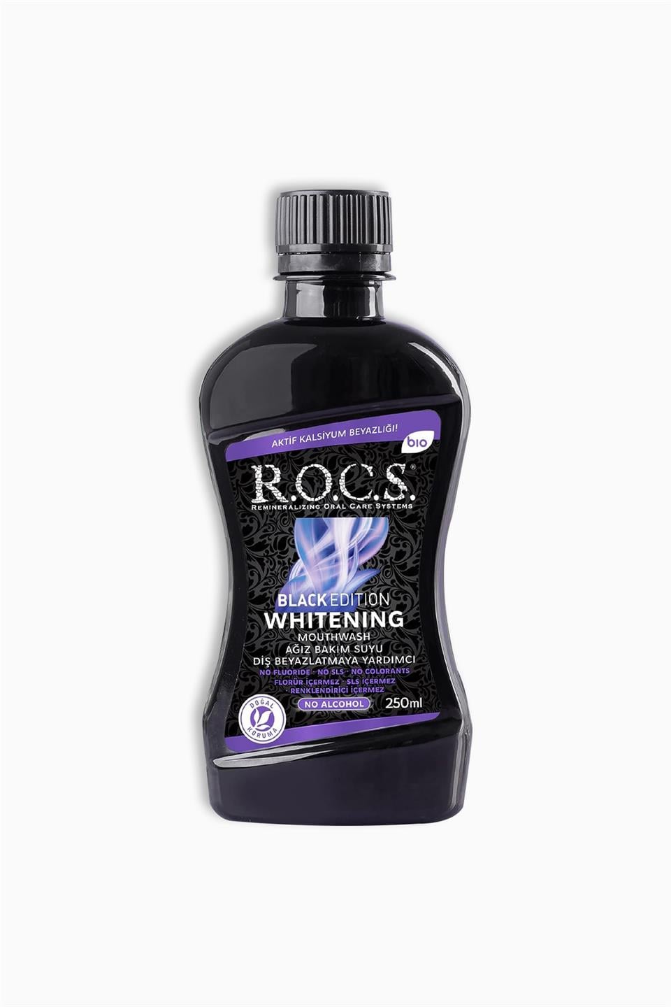 Rocs Black Edition Whitening Beyazlatıcı Ağız Bakım Suyu 250 Ml | Rocs | Rocs Black Edition Whitening Beyazlatıcı Ağız Bakım Suyu 250 Ml