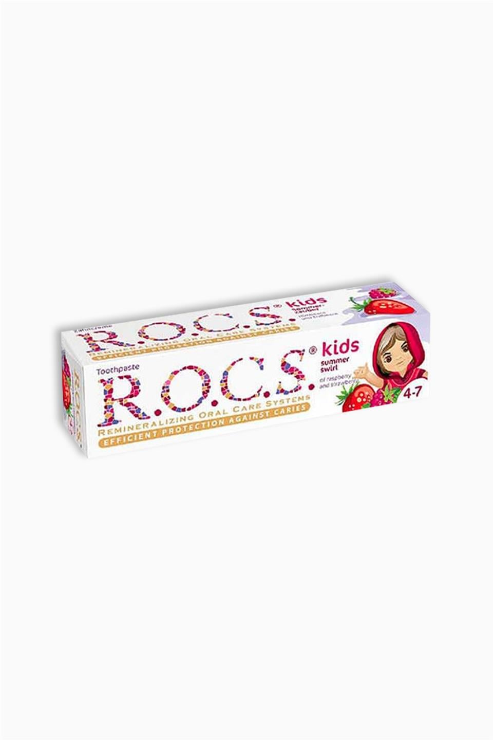 Rocs Kids 4-7 Yaş Ahududu-Çilek Diş Macunu 35 ml | Rocs | Rocs Kids 4-7 Yaş Ahududu-Çilek Diş Macunu 35 ml