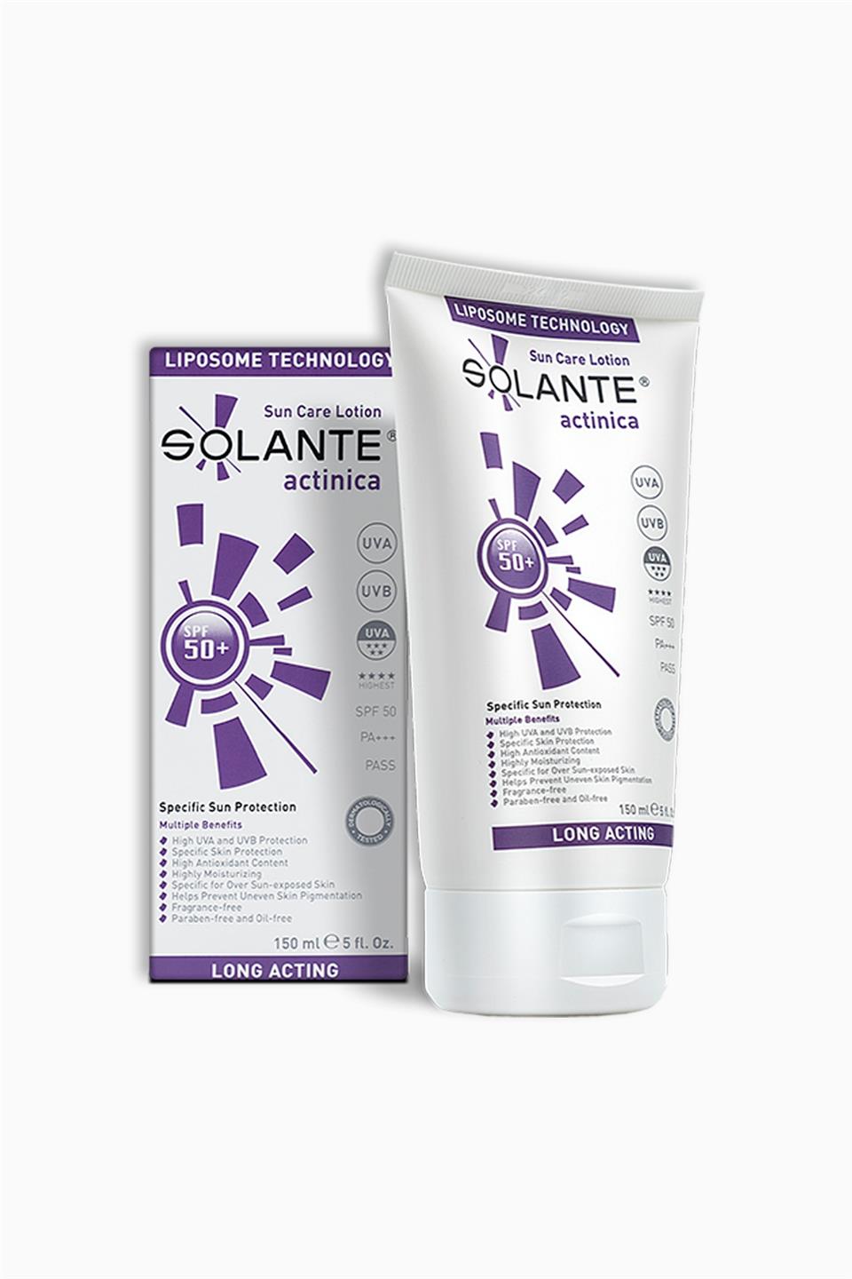 Solante Actinica Sun Care Losyon Spf50 150 Ml | Solante | Solante Actinica Sun Care Losyon Spf50 150 Ml