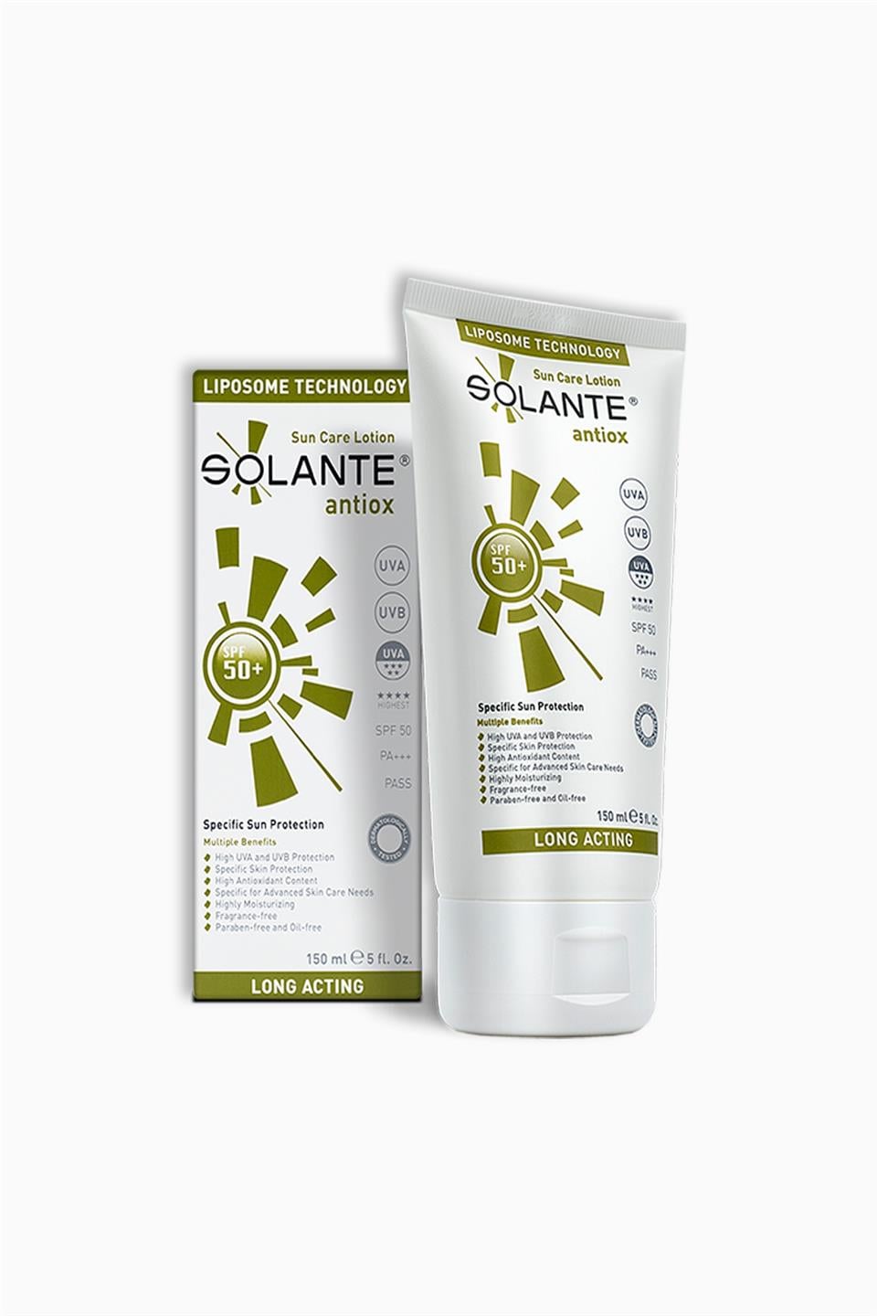 Solante Antiox Sun Care Losyon Spf50 150 Ml | Solante | Solante Antiox Sun Care Losyon Spf50 150 Ml