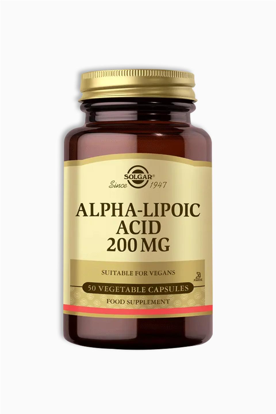 Solgar Alpha Lipo Acid 200 mg 50 Kapsül | Solgar | Solgar Alpha Lipo Acid 200 mg 50 Kapsül