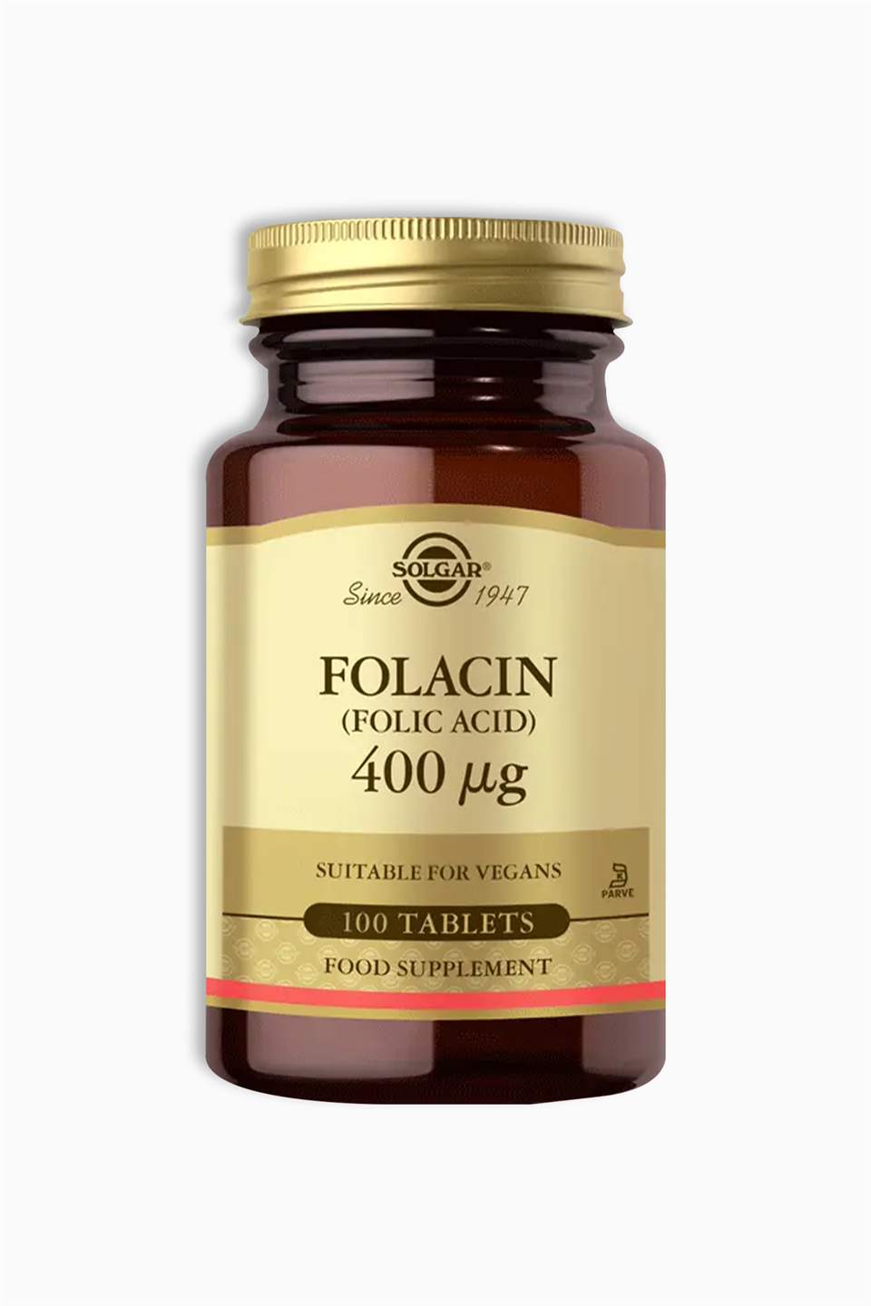 Solgar Folic Acid 400 mcg 100 Tablet | Solgar | Solgar Folic Acid 400 mcg 100 Tablet