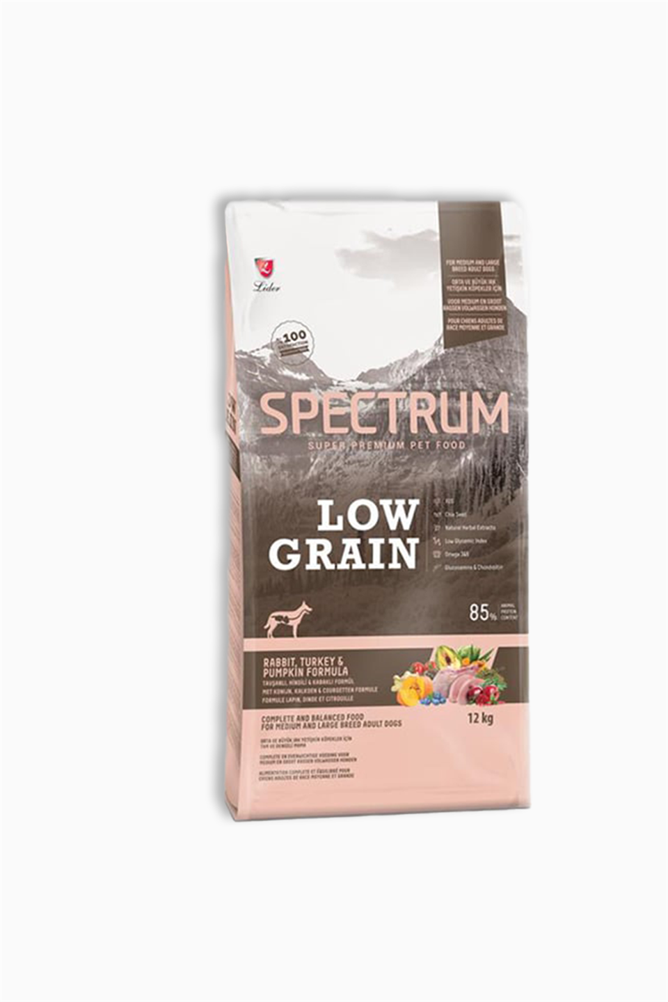 Spectrum Düşük Tahıllı Hindili Kabaklı Yetişkin Köpek Maması 12 Kg | Spectrum | Spectrum Düşük Tahıllı Hindili Kabaklı Yetişkin Köpek Maması 12 Kg