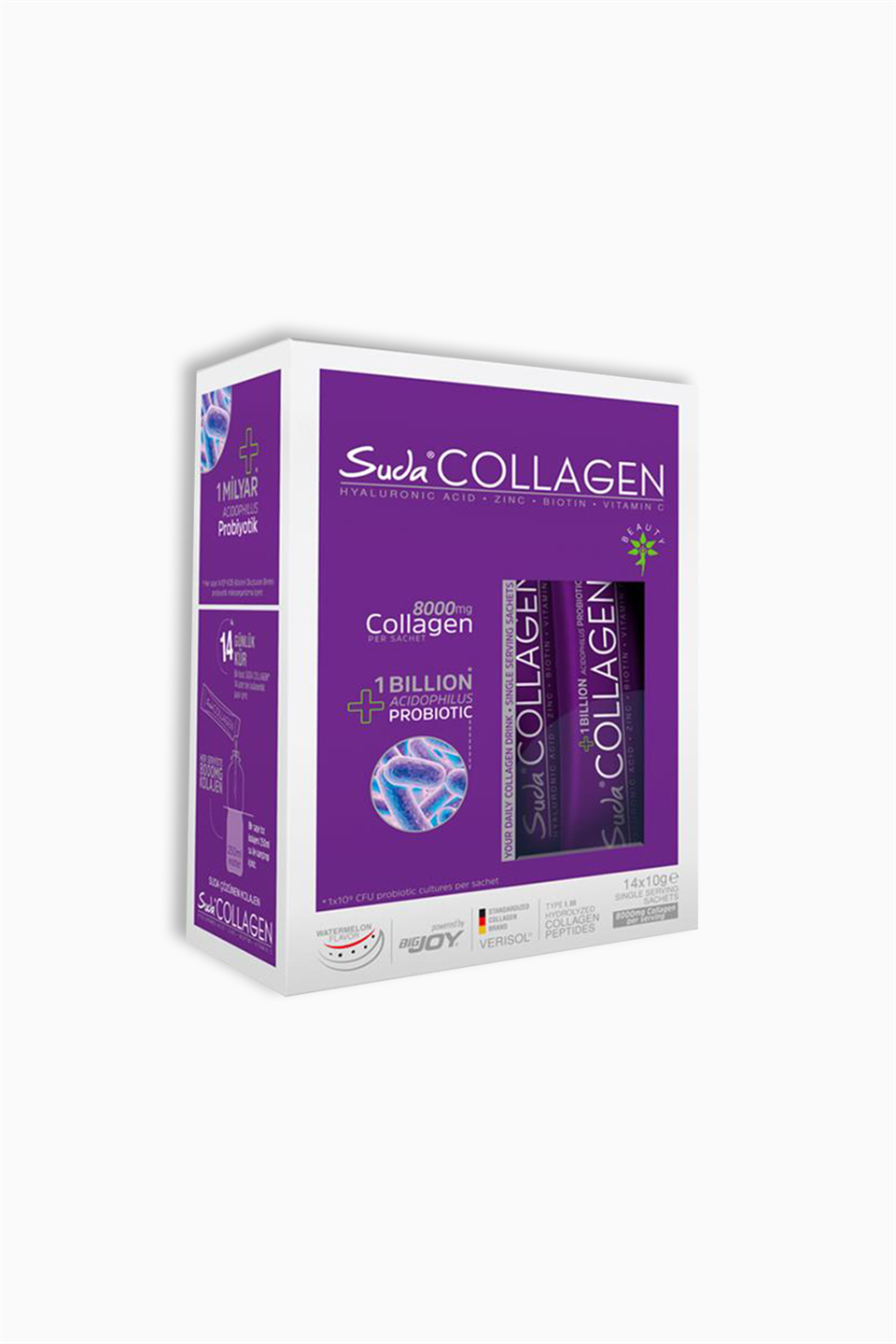 Suda Collagen Karpuz Aromalı 10 gr x 14 Saşe | Suda Collagen  | Suda Collagen Karpuz Aromalı 10 gr x 14 Saşe