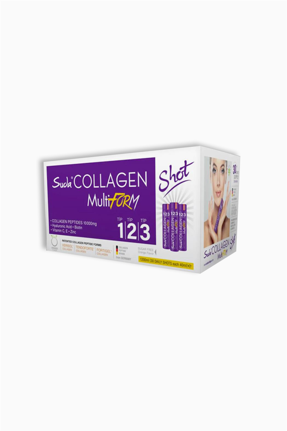 Suda Collagen Portakal Aromalı 30 Shots 1200 ml | Suda Collagen  | Suda Collagen Portakal Aromalı 30 Shots 1200 ml