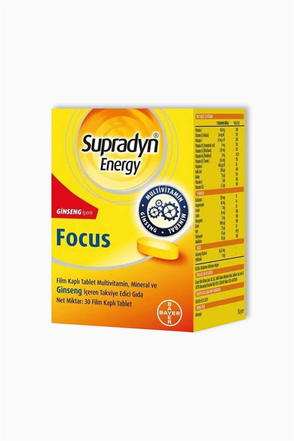 Supradyn Energy Focus 30 Tablet | Supradyn | Supradyn Energy Focus 30 Tablet