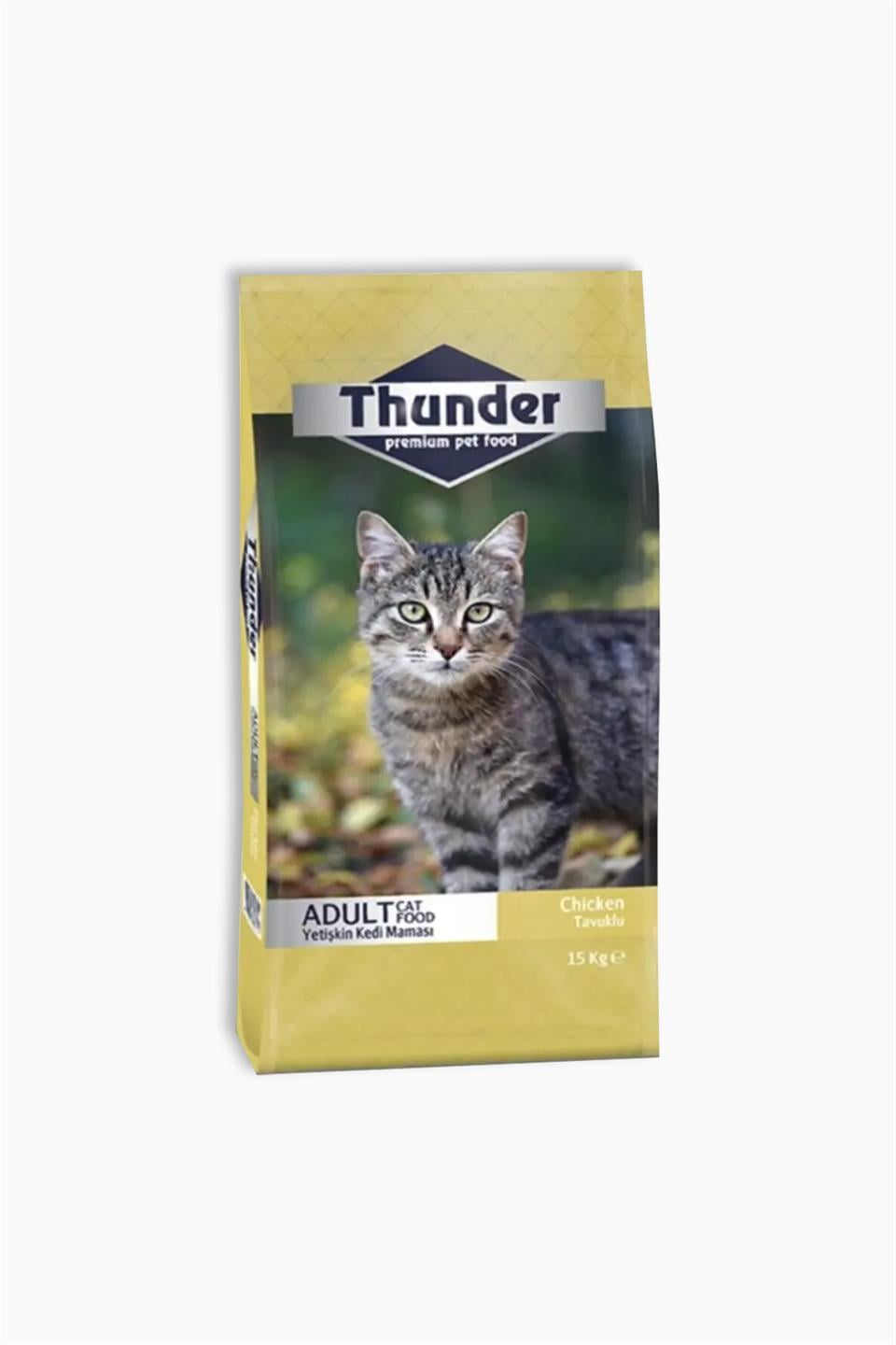 Thunder Cat Tavuklu Kedi Maması-15 Kg | Thunder | Thunder Cat Tavuklu Kedi Maması-15 Kg