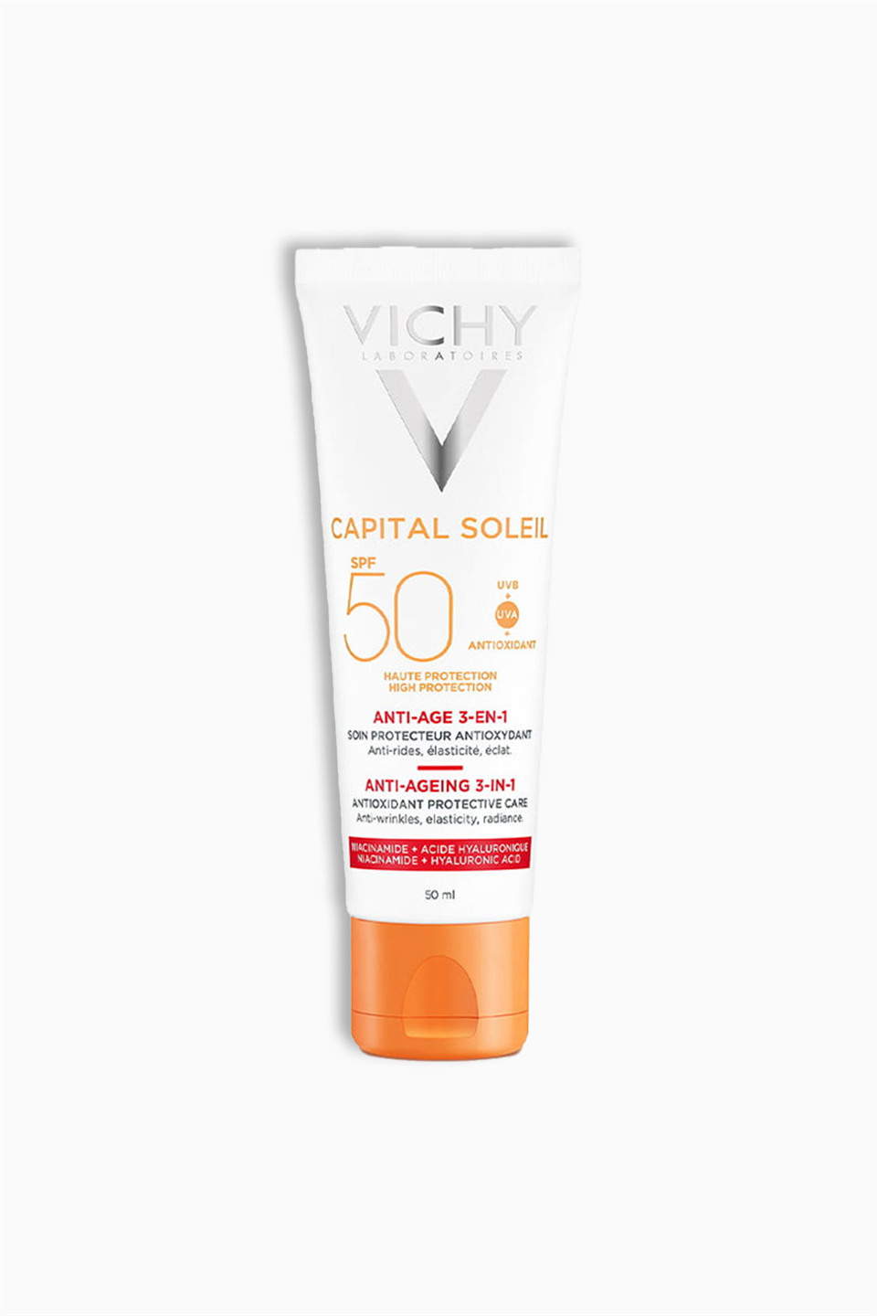 Vichy Capital Ideal Soleil Anti-Age 3 in 1 Antioxidant Care Cream SPF50 50 ml - Vichy - Vichy Capital Ideal Soleil Anti-Age 3 in 1 Antioxidant Care Cream SPF50 50 ml