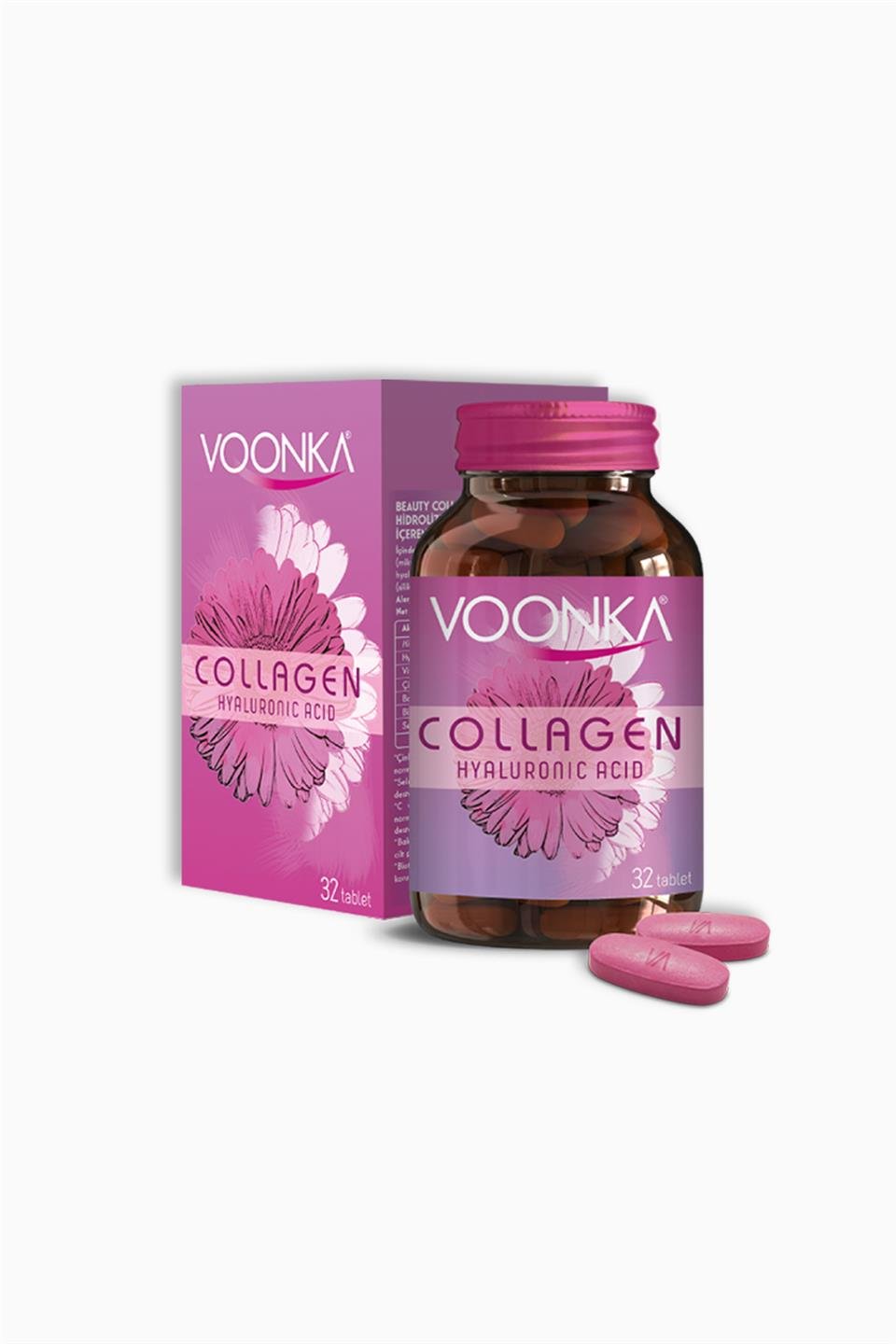 Voonka Collagen Hyaluronic Acid 32 Tablet | Voonka | Voonka Collagen Hyaluronic Acid 32 Tablet
