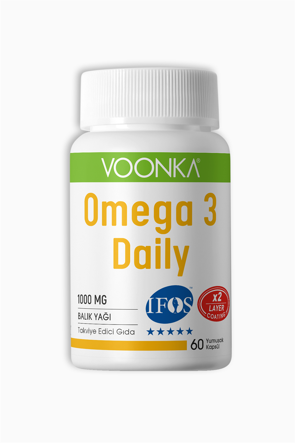 Voonka Omega 3 Daily 1000 mg 60 Yumuşak Kapsül | Voonka | Voonka Omega 3 Daily 1000 mg 92 Yumuşak Kapsül