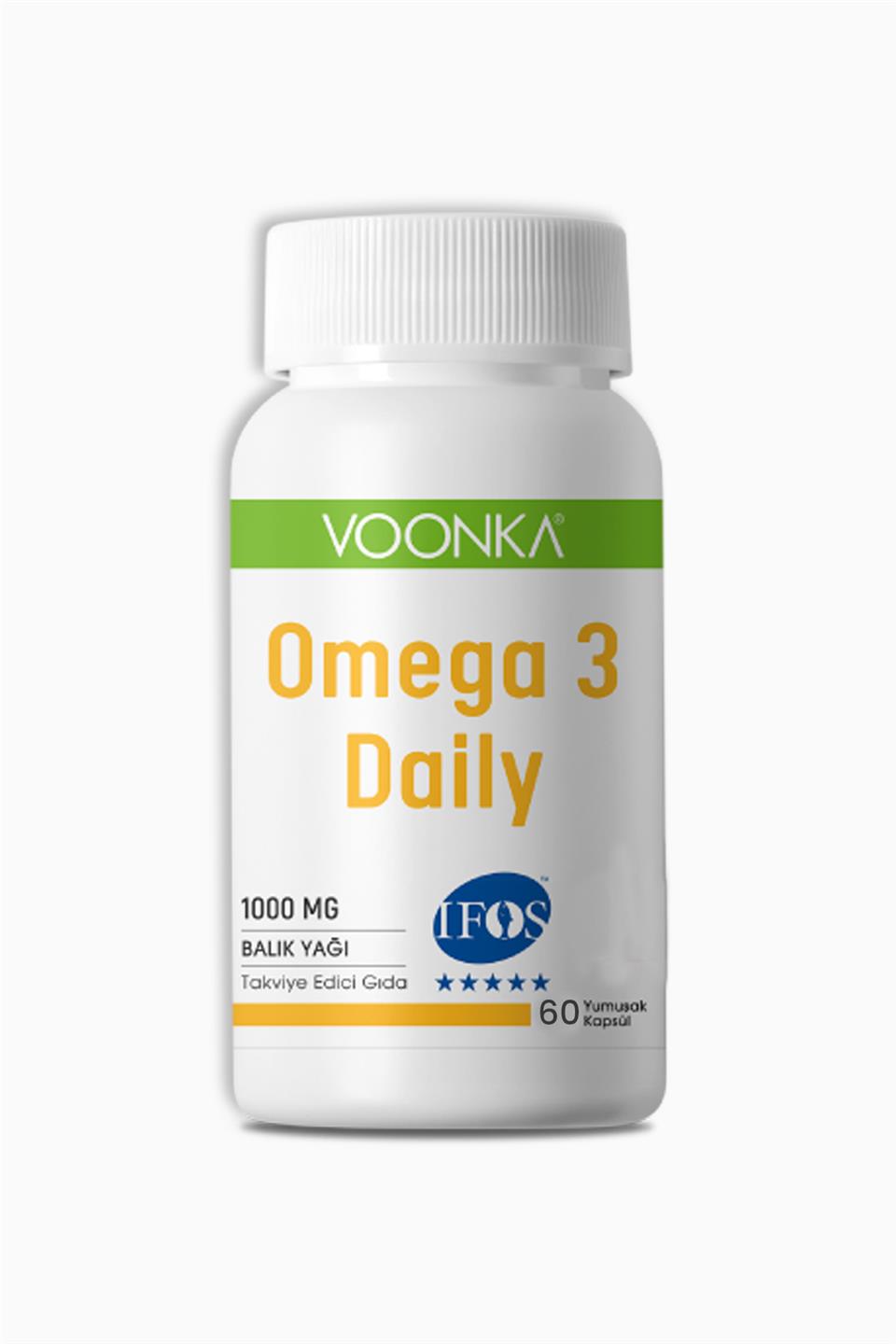 Voonka Omega 3 Daily 60 Kapsül | Voonka | Voonka Omega 3 Daily 60 Kapsül
