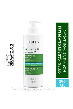 Vichy Dercos Anti-Pelliculaire Anti-Dandruff Grass Kepek Karşıtı Şampuan 390 ml - Normal ve Yağlı Saçlar