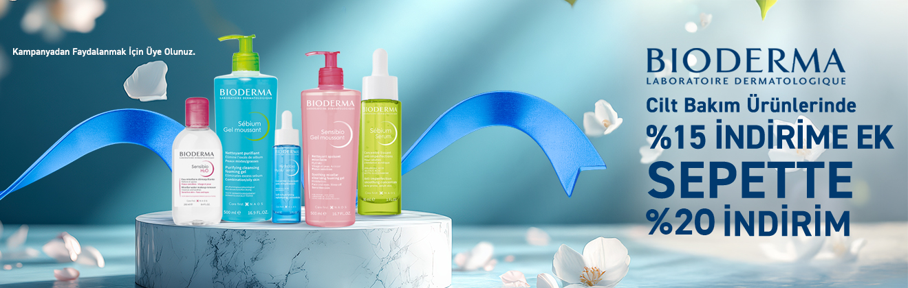 Bioderma Cilt Bakım Ürünlerinde %15 İndirime Ek Sepette %10 İndirim