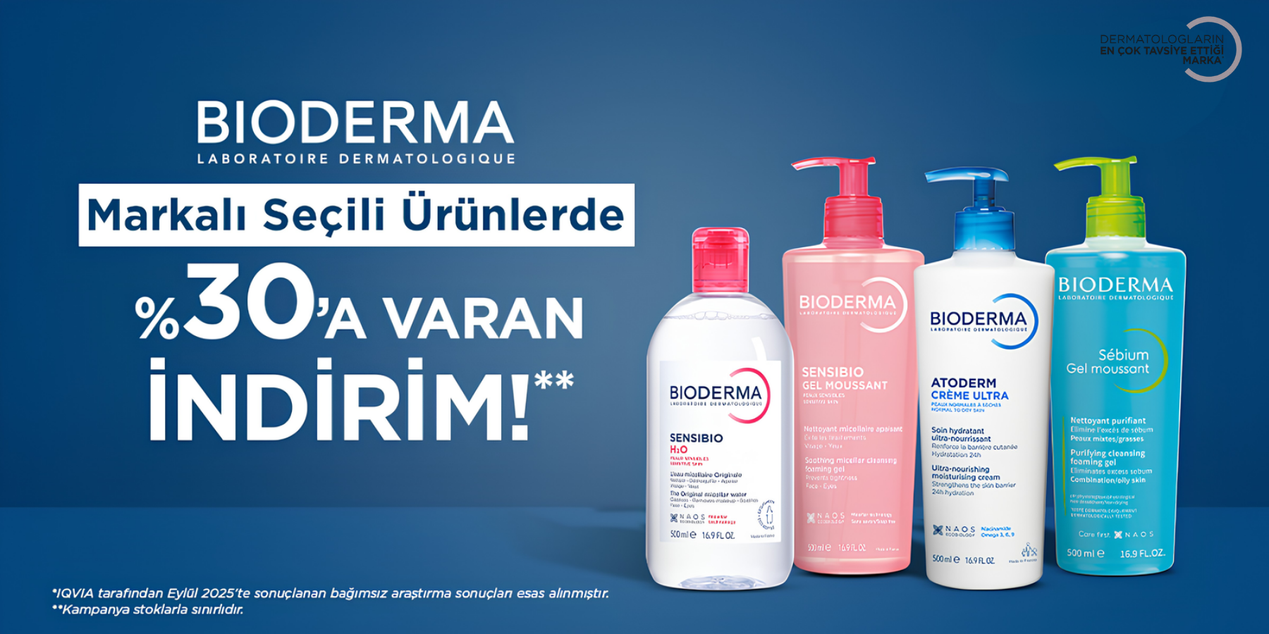 Bioderna Ürünlerinde %30'a Varan İndirim Farmakozmetika'da!