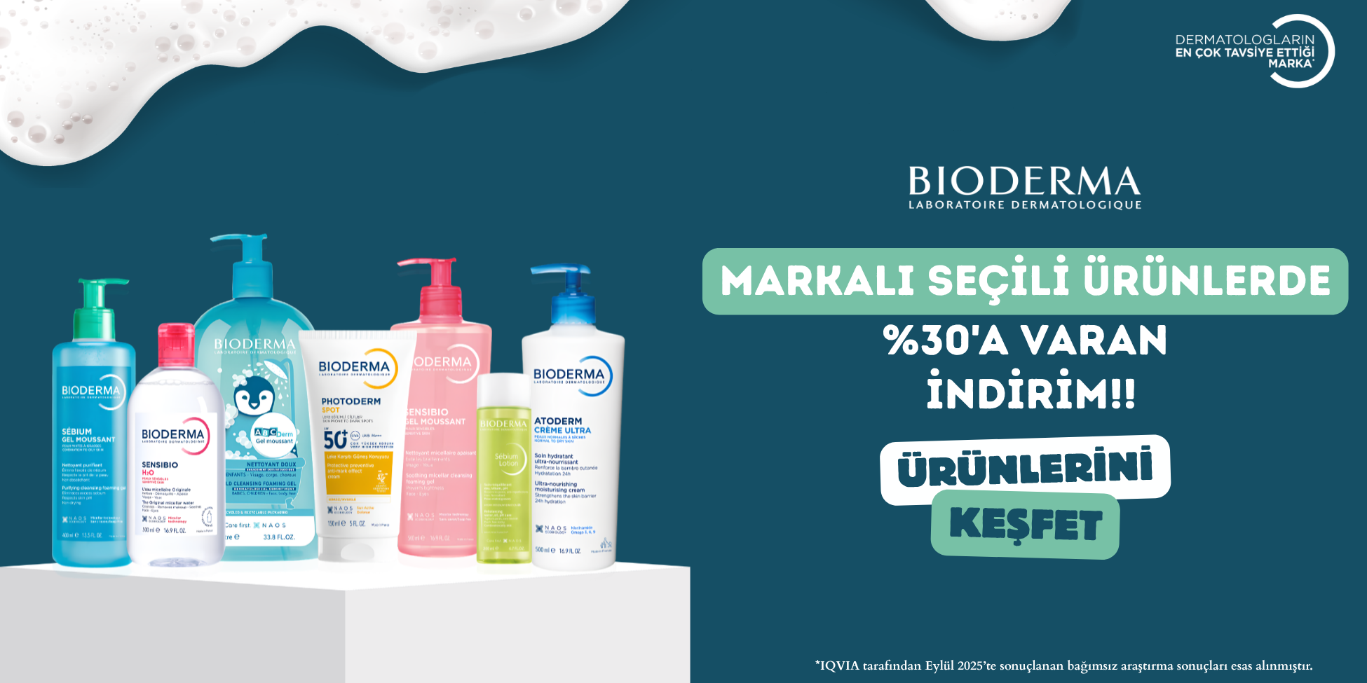 Bioderna Ürünlerinde %30'a Varan İndirim Farmakozmetika'da!