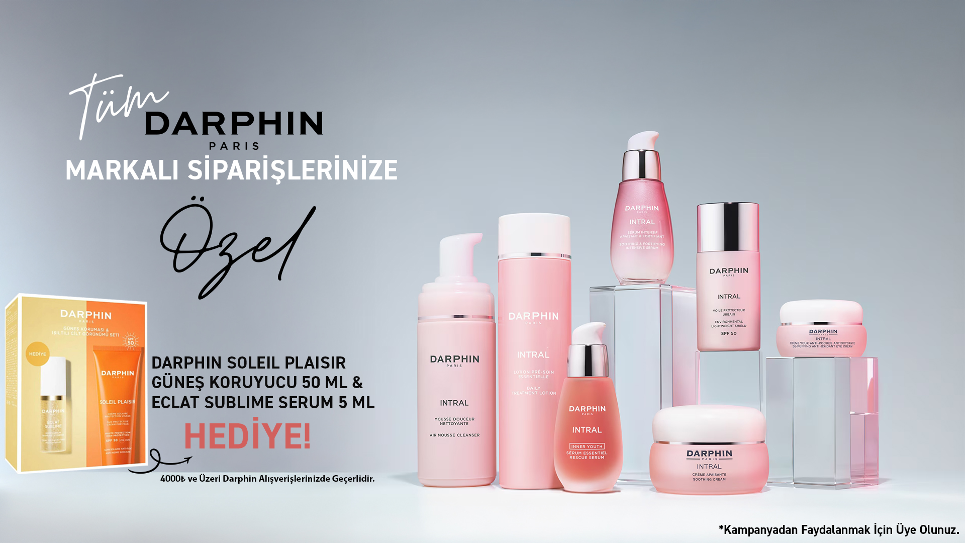 Darphin Markalı Alışverişlerinize Özel Hediye!
