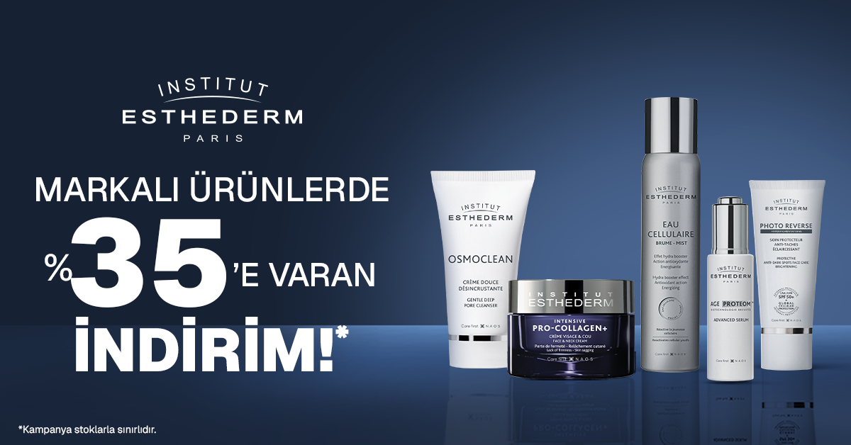 Instıtut Esthederm Ürünlerinde %35'e Varan İndirim Farmakozmetika'da!