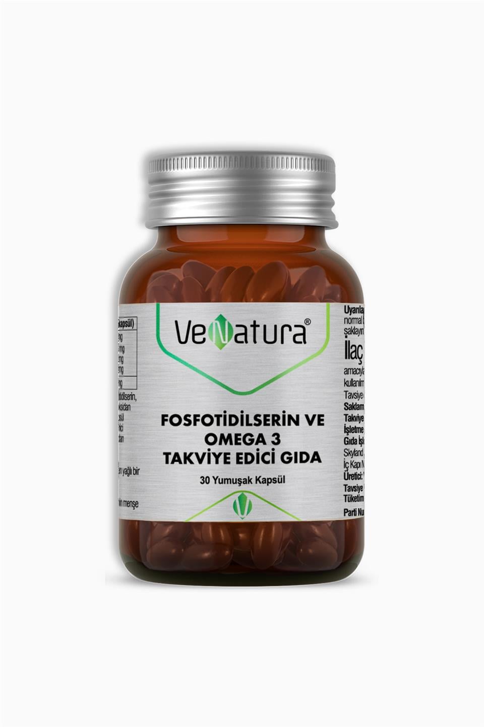 Venatura Fosfotidilserin ve Omega-3 30 Yumuşak Kapsül