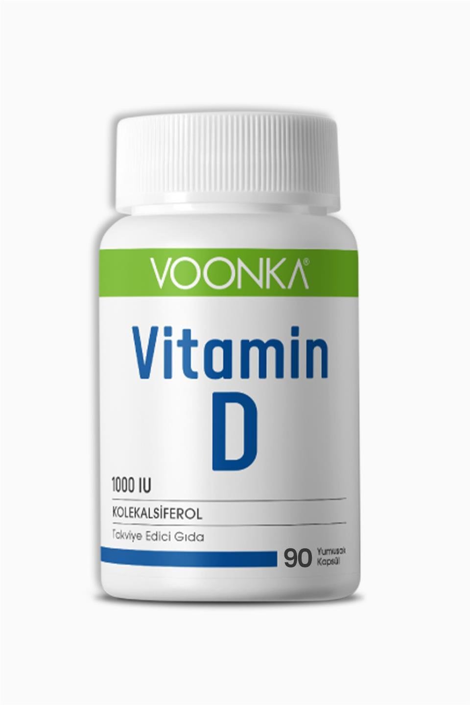 Voonka Vitamin D 90 Yumuşak Kapsül