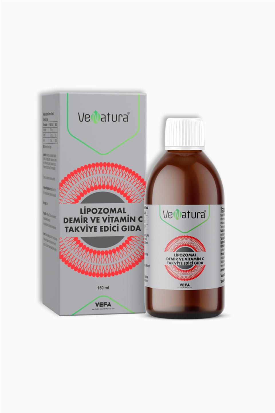 Venatura Lipozomol Vitamin C + Demir 150 ml