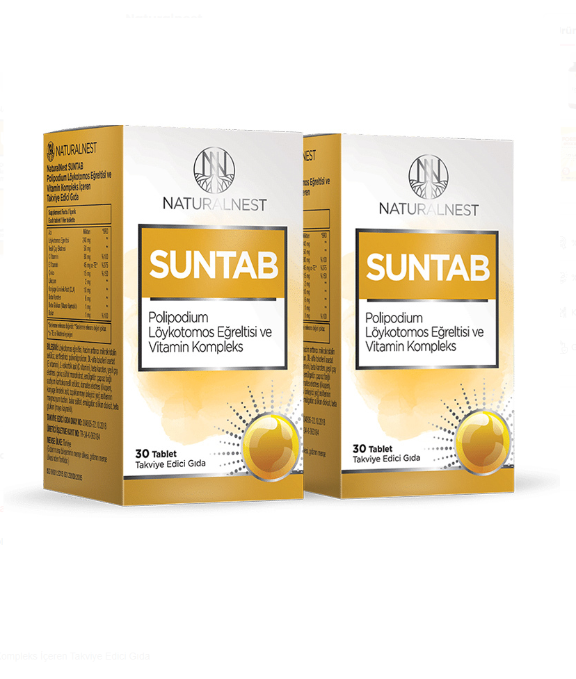 Naturalnest Suntab 30 Tablet 2.'si %50 İndirimli