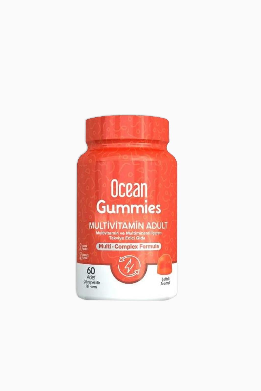 Ocean Gummies Multivitamin Adult 60 Çiğnenebilir Jel Form