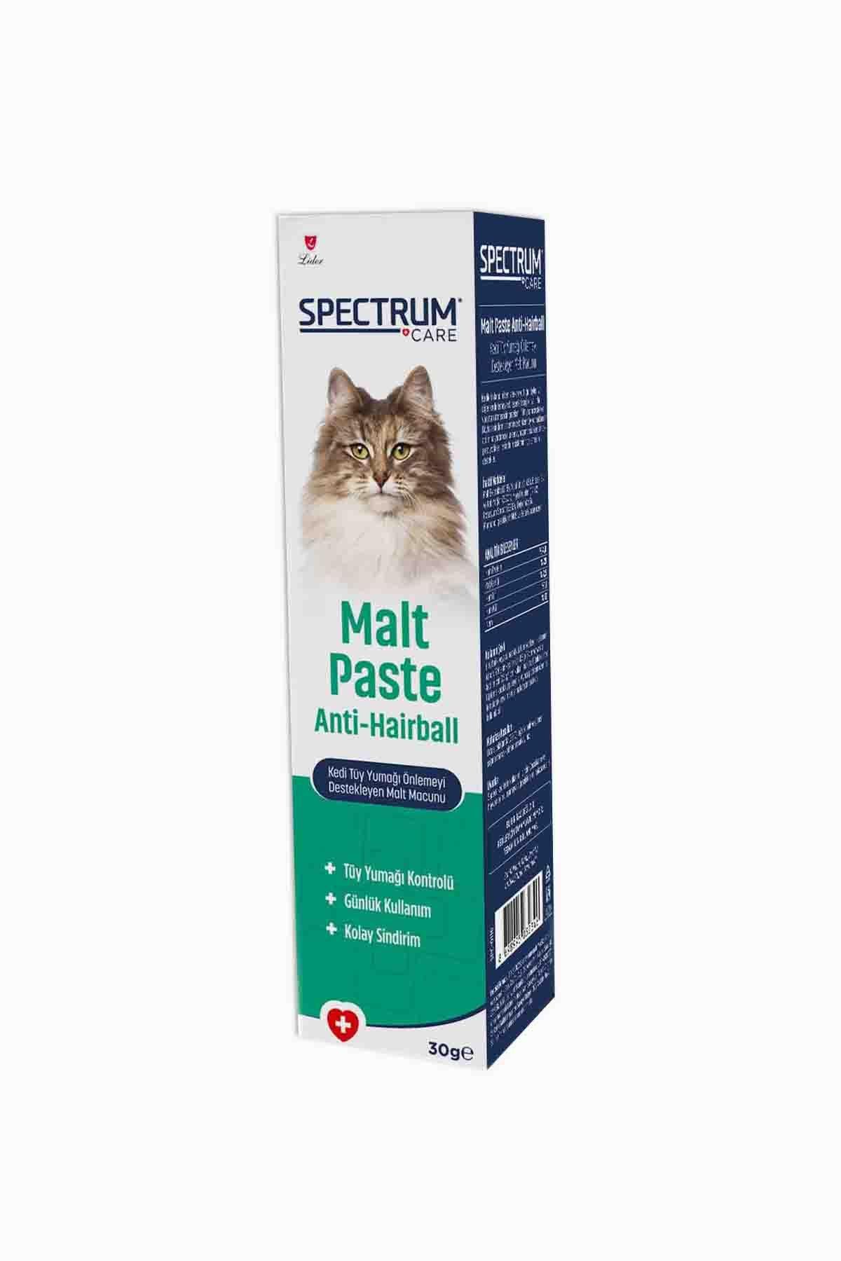 Spectrum Kedi Tüy Yumağı Önlemeyi Destekleyen Malt Macunu 30 gr
