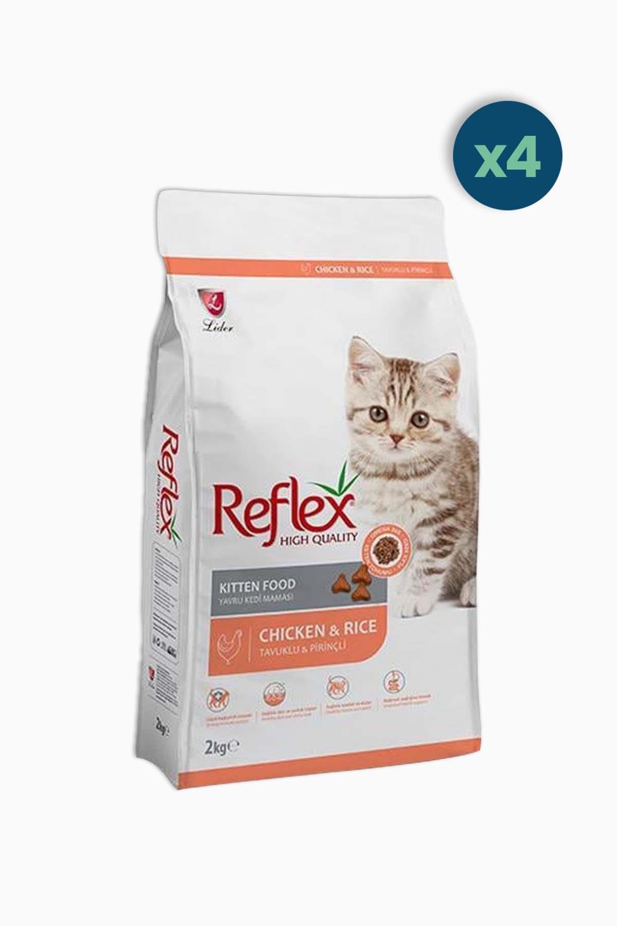 Reflex Tavuklu ve Pirinçli Yavru Kedi Maması 2 Kg - 4 adet