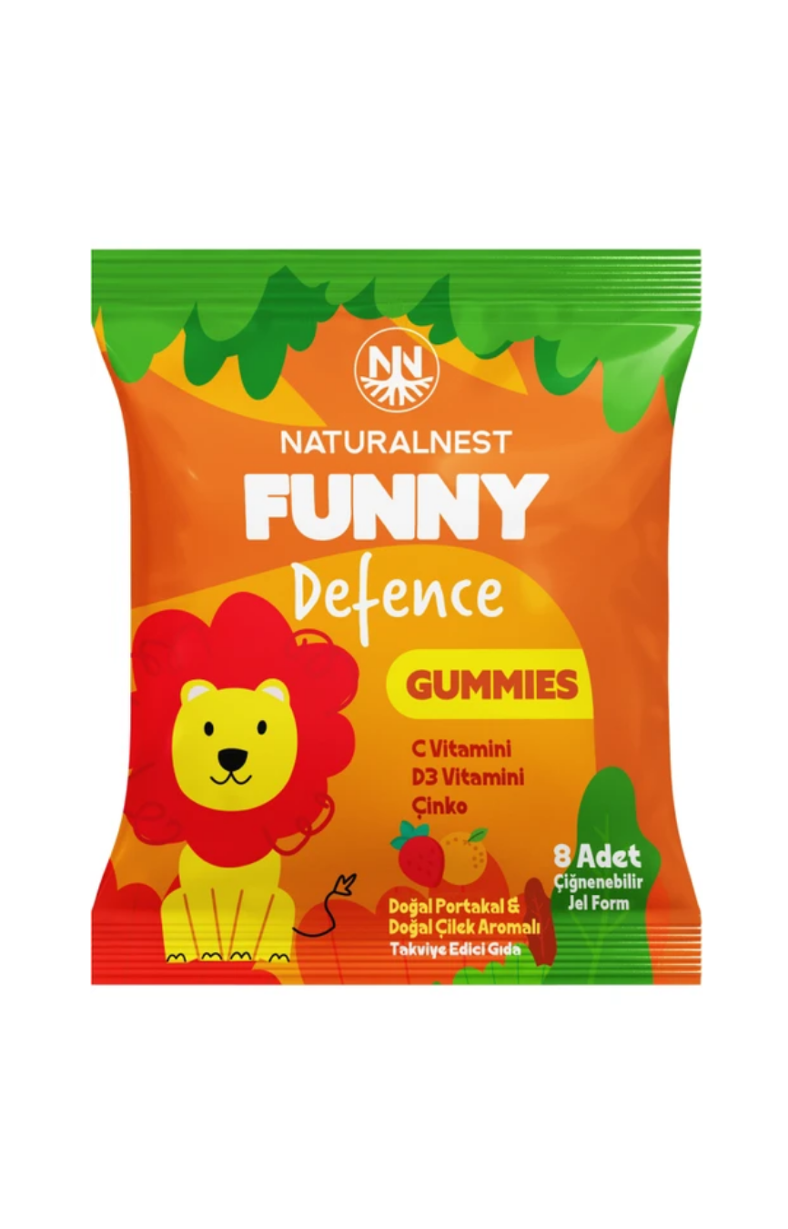 Naturalnest Funny Defence Gummies 8 Adet
