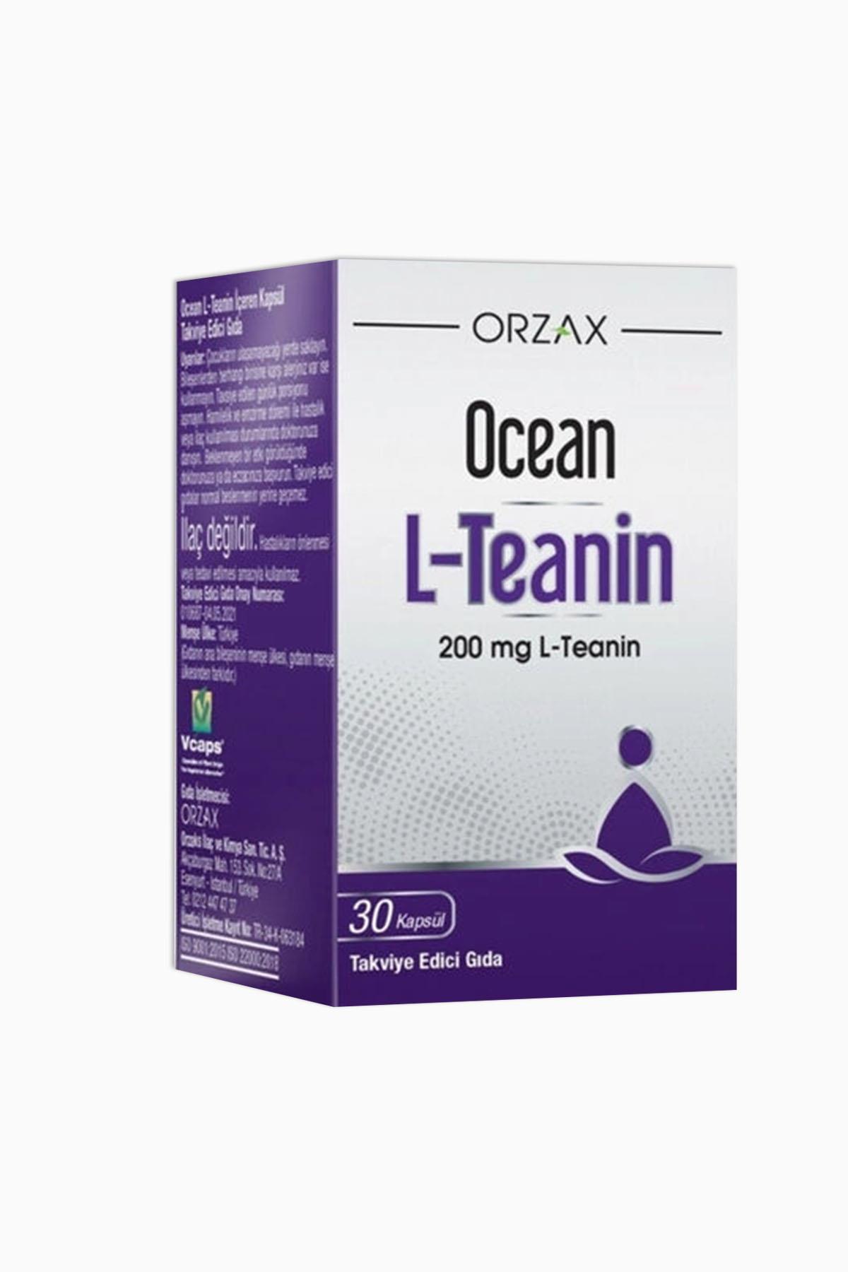Ocean L-Teanin 200 mg 30 Kapsül