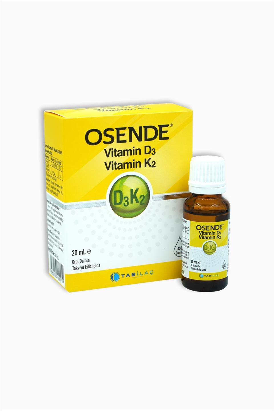 Osende Vitamin D3 K2 Damla 20 ml