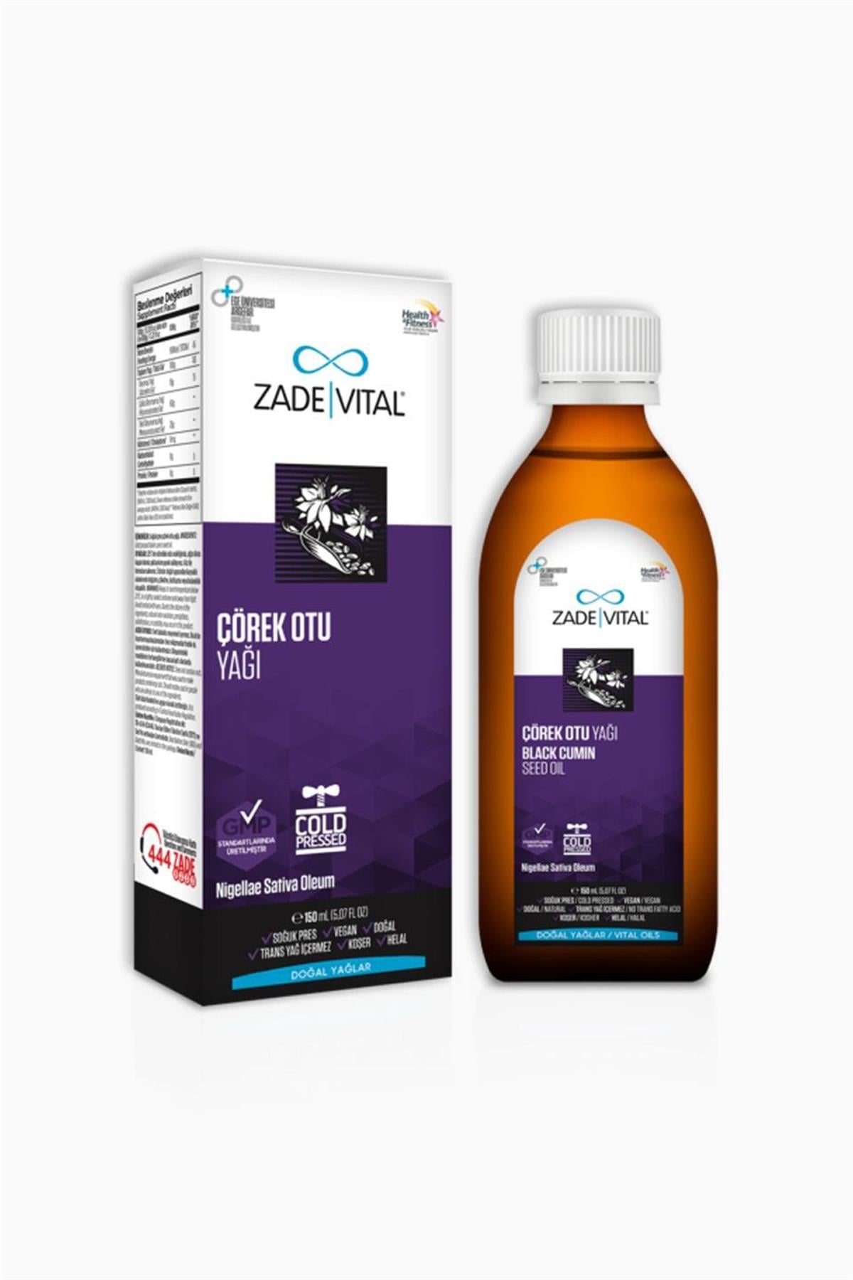 Zade Vital Çörek Otu Yağı 150 ml