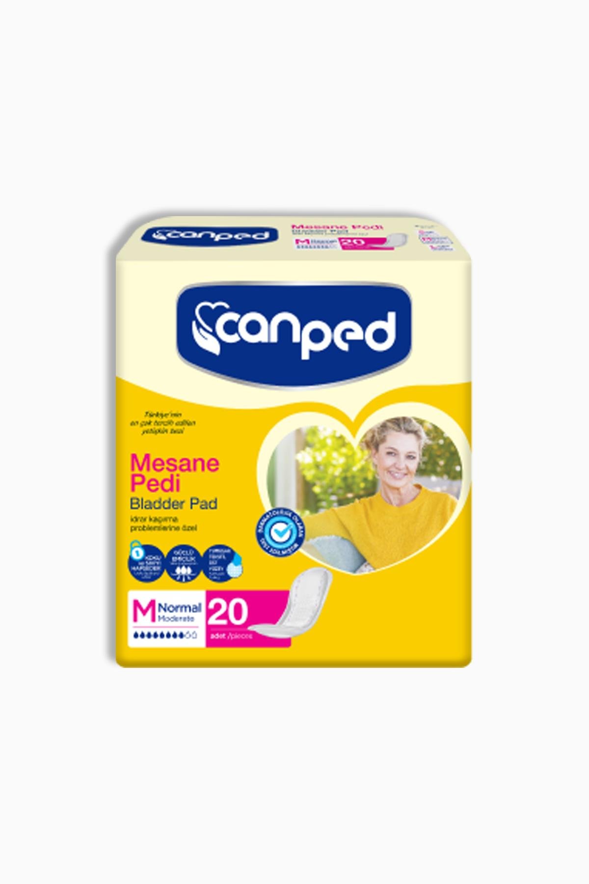Canped Mesane Pedi Orta Boy Normal 20'li