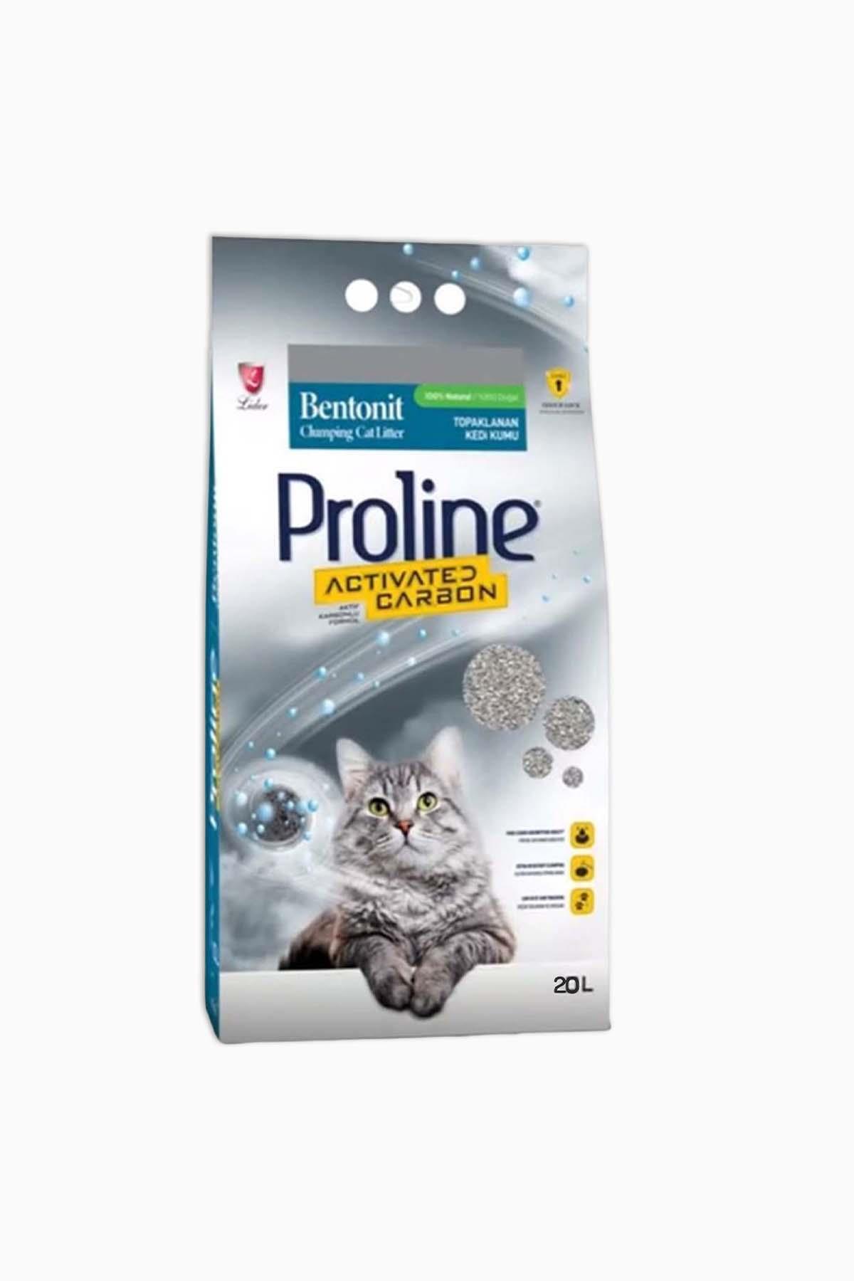 Proline Aktif Karbonlu Kedi Kumu 20 Lt