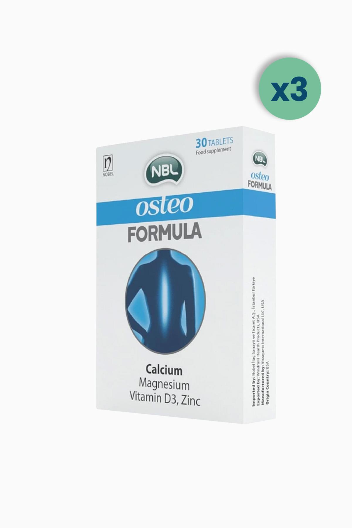 NBL Osteo Formula 30 Tablet 3 Adet