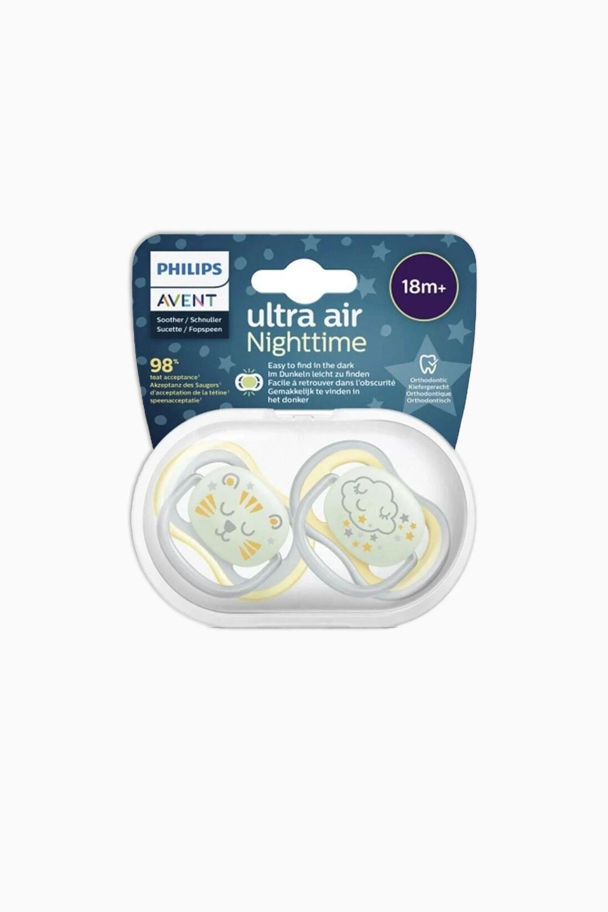 Philips Avent SCF376/01 Ultra Air Night Time 18 Ay+ 2'li Emzik