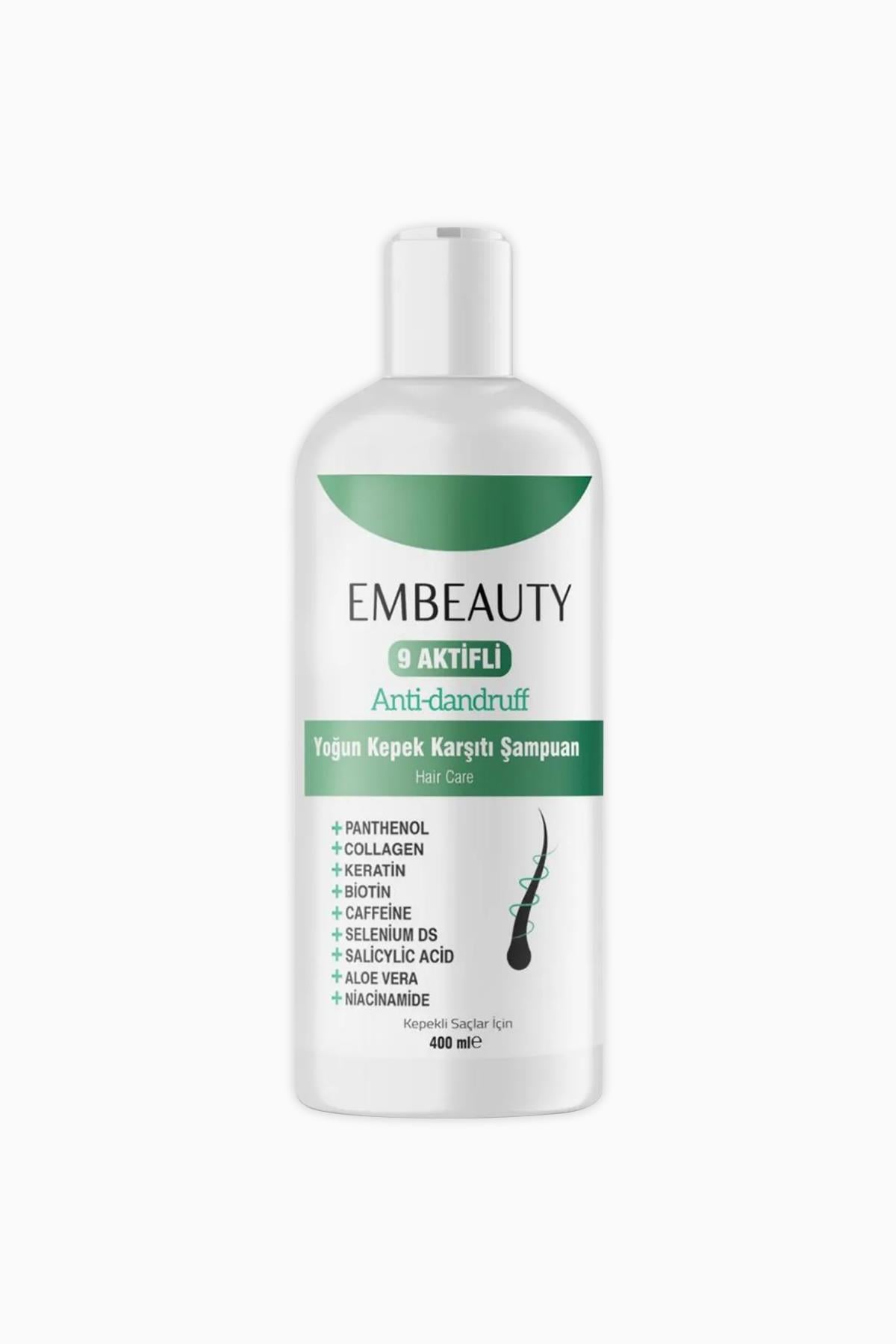 Embeauty Kepek, Kaşıntı Ve Egzama Karşıtı 9 Aktifli Şampuan 400 ml