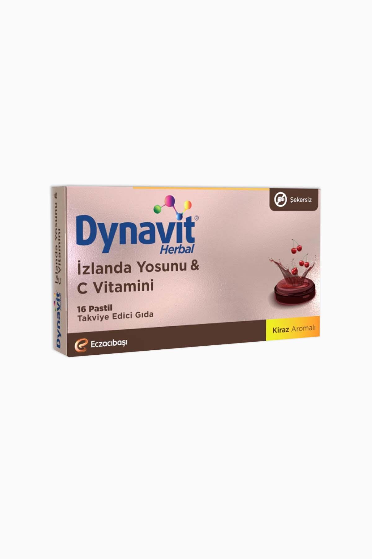 Dynavit Herbal Izlanda Yosunu & Vitamin C 16 Pastil