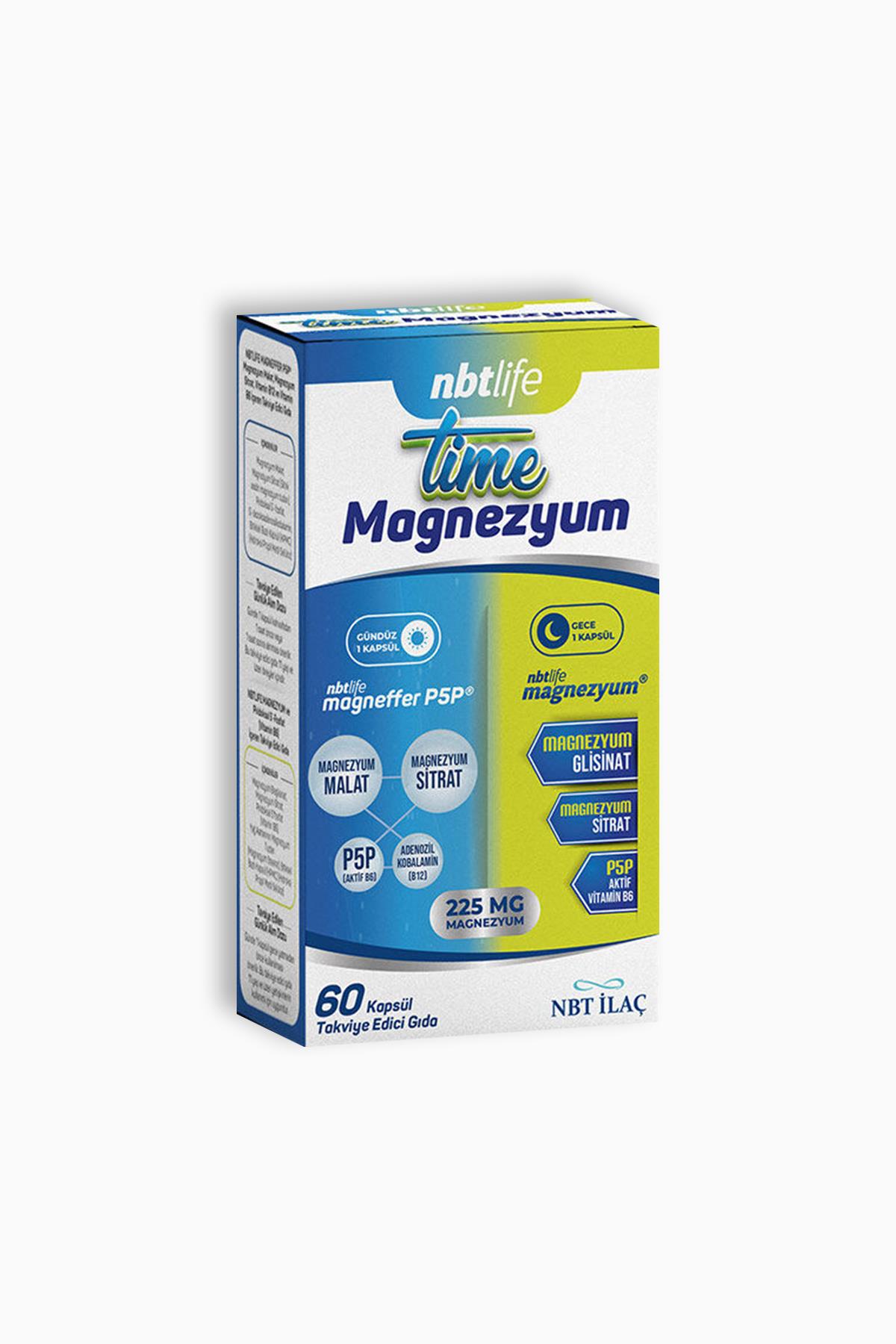 Nbt Life Time Magnezyum 60 Kapsül