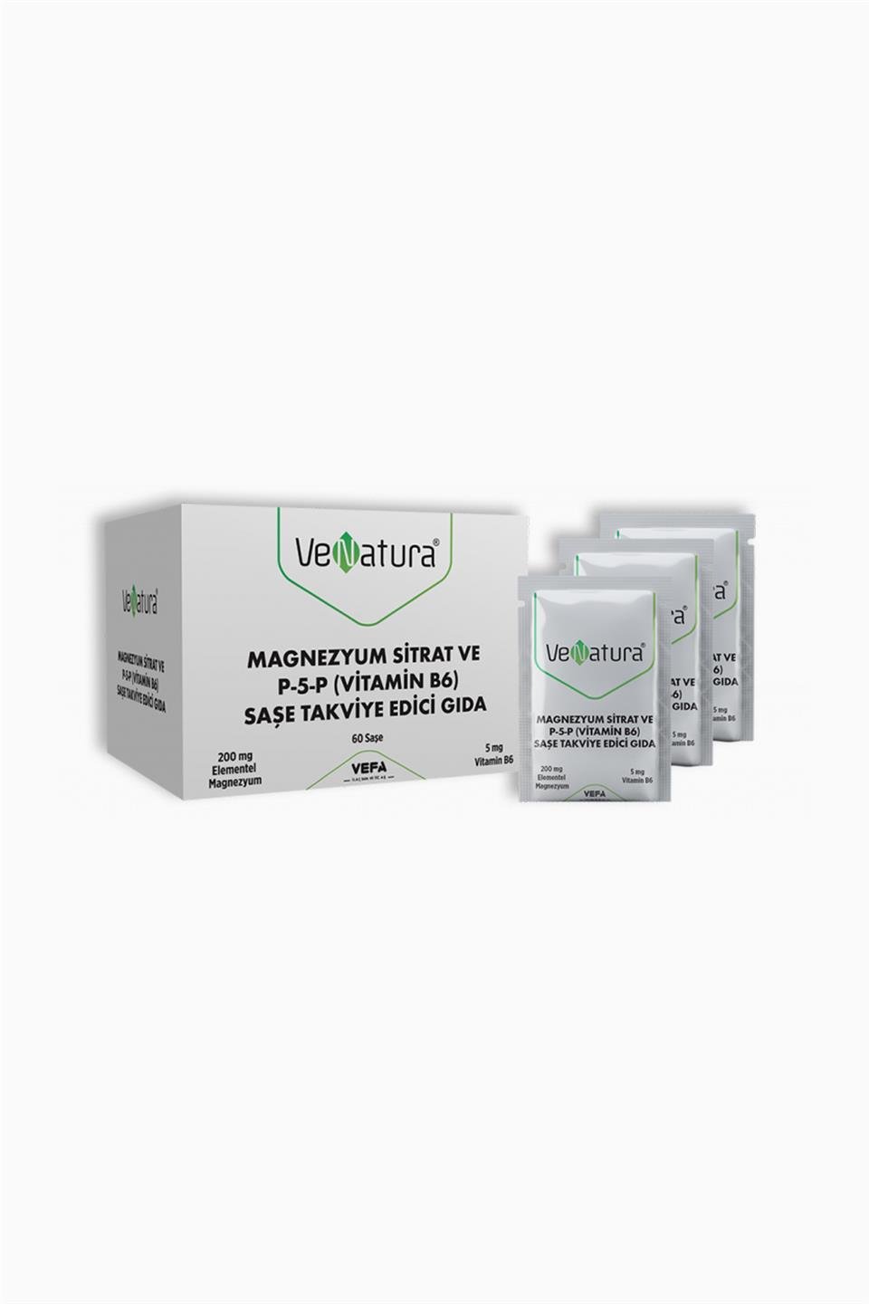 Venatura Magnezyum Sitrat Ve P-5-P (Vitamin B6) 60 Saşe