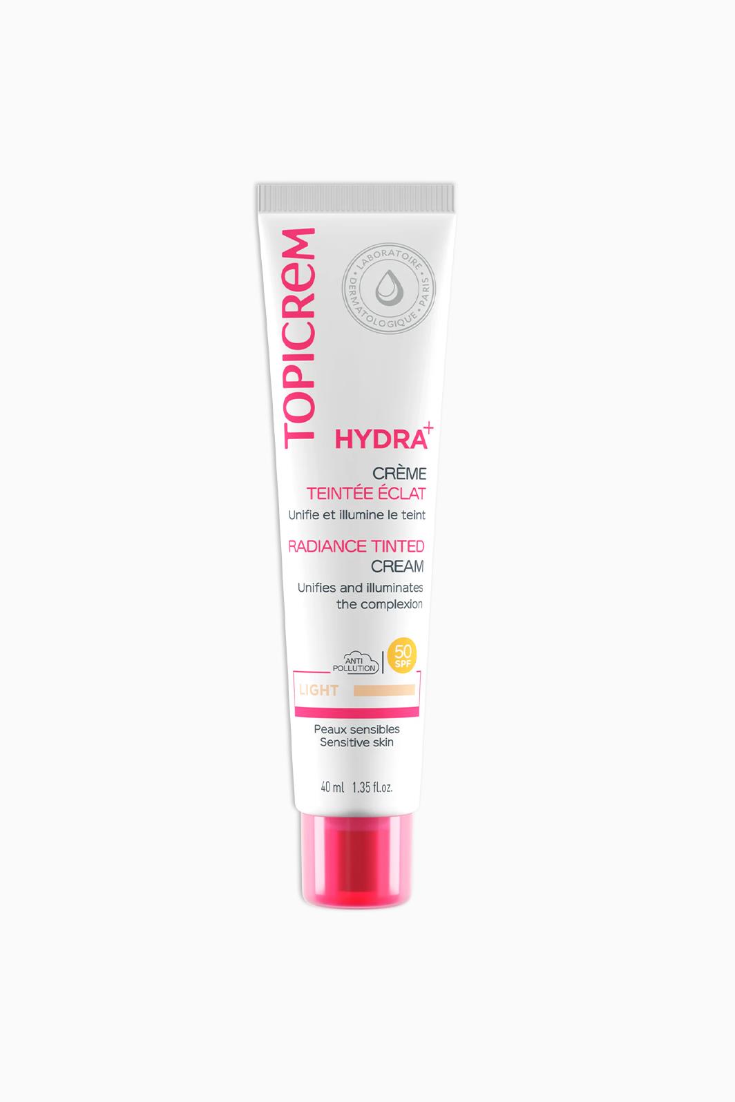 Topicrem Hydra Radiance Tinted Cream SPF50 40 ml - Light