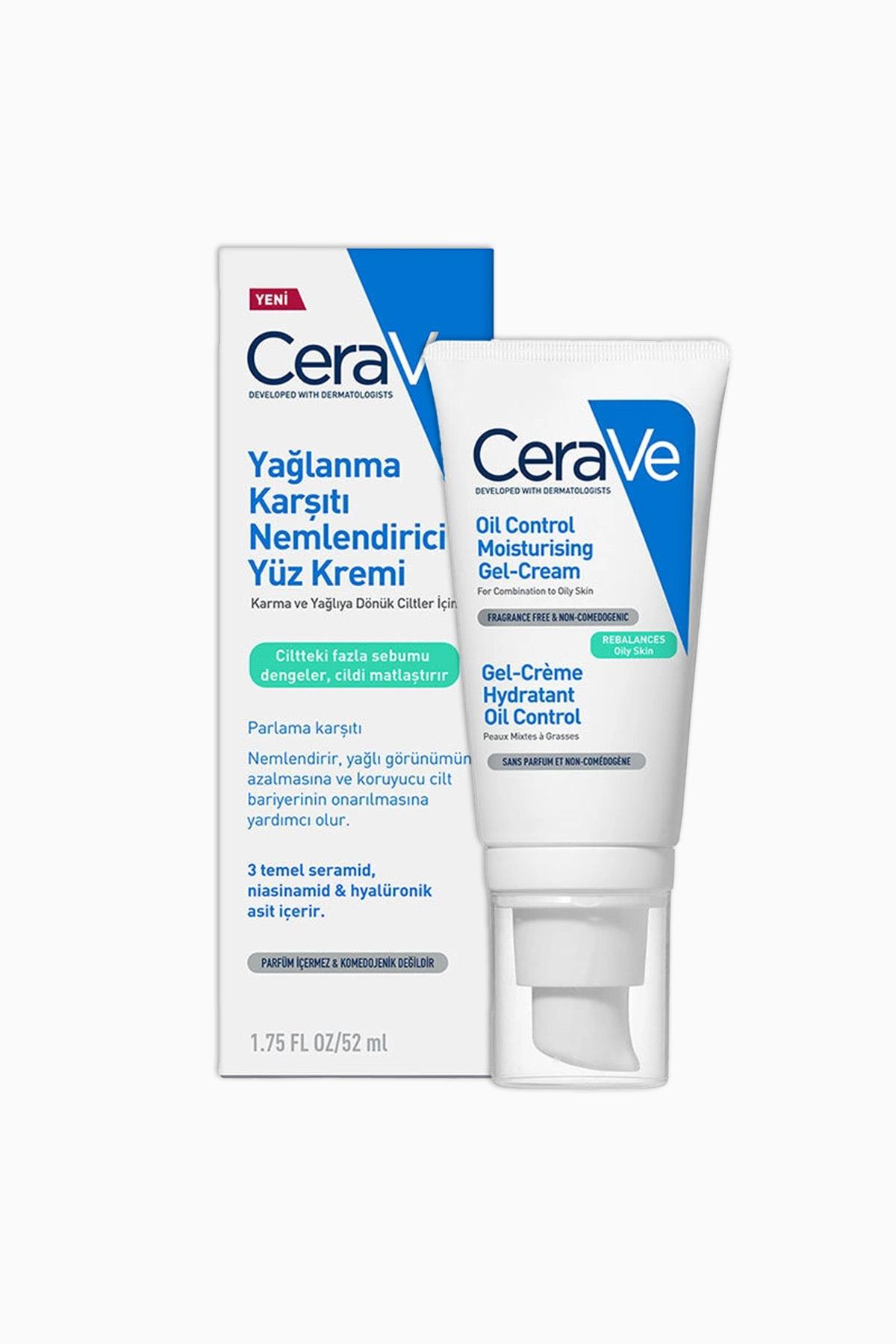 Cerave Yağlanma Karşıtı Nemlendirici Yüz Kremi 52 ml