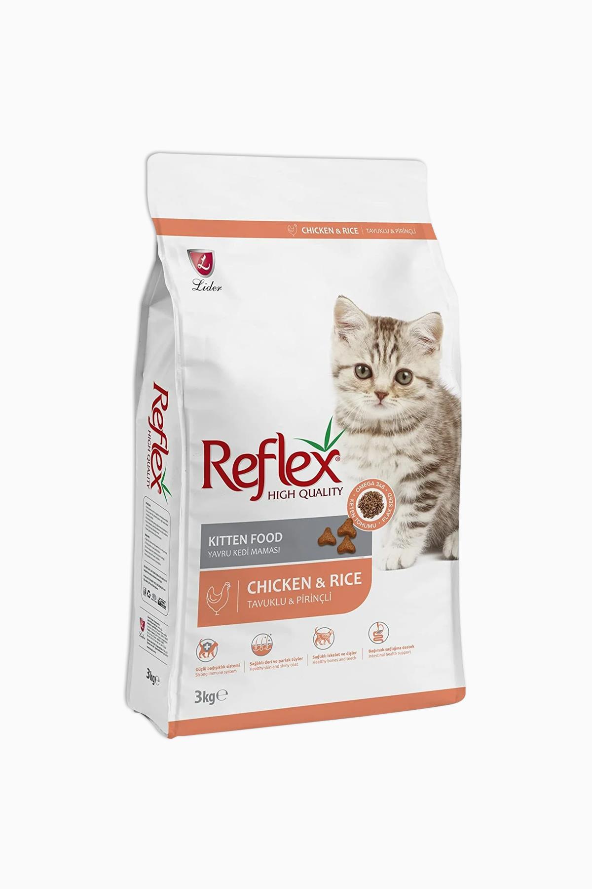 Reflex Tavuklu Yavru Kedi Maması 3 Kg