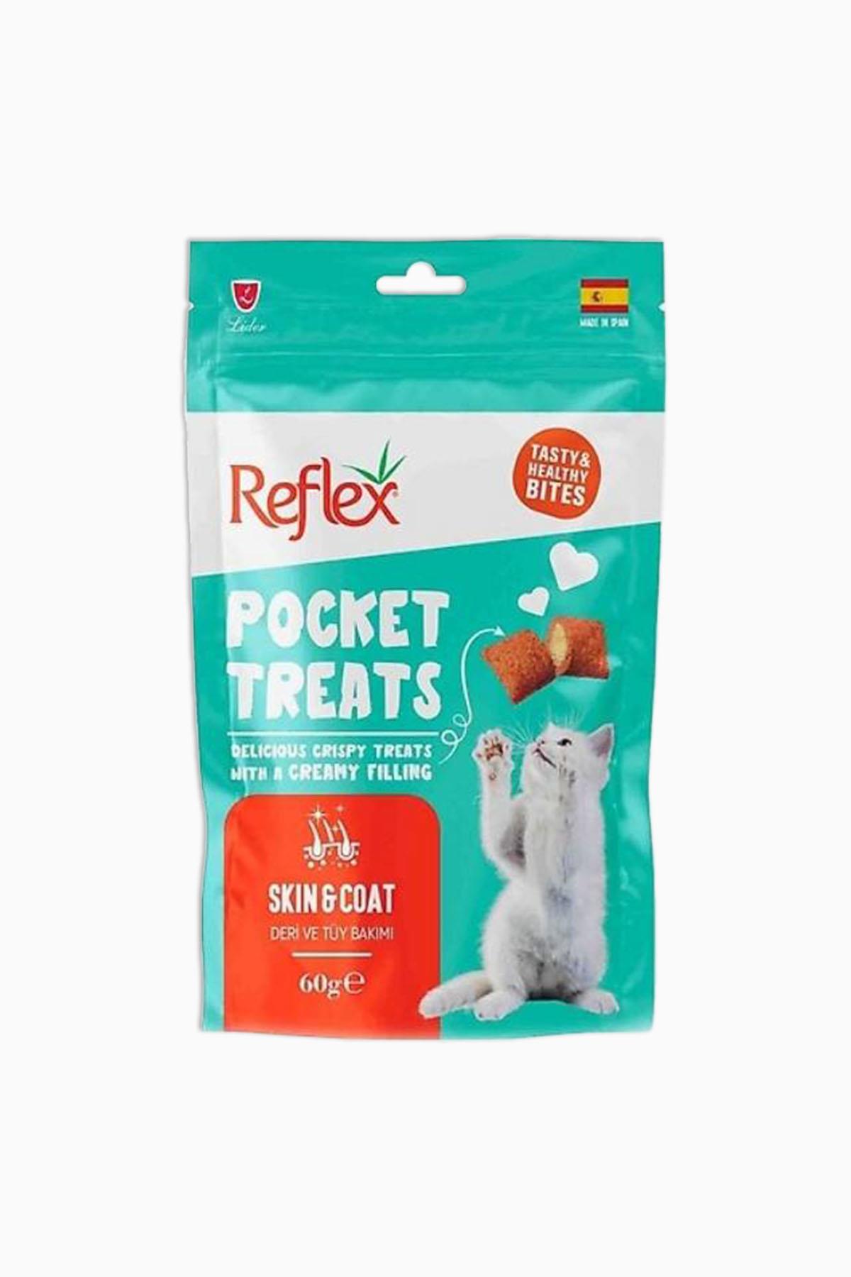 Reflex Pocket Treats Skin and Coat Kedi Ödülü 60 Gr