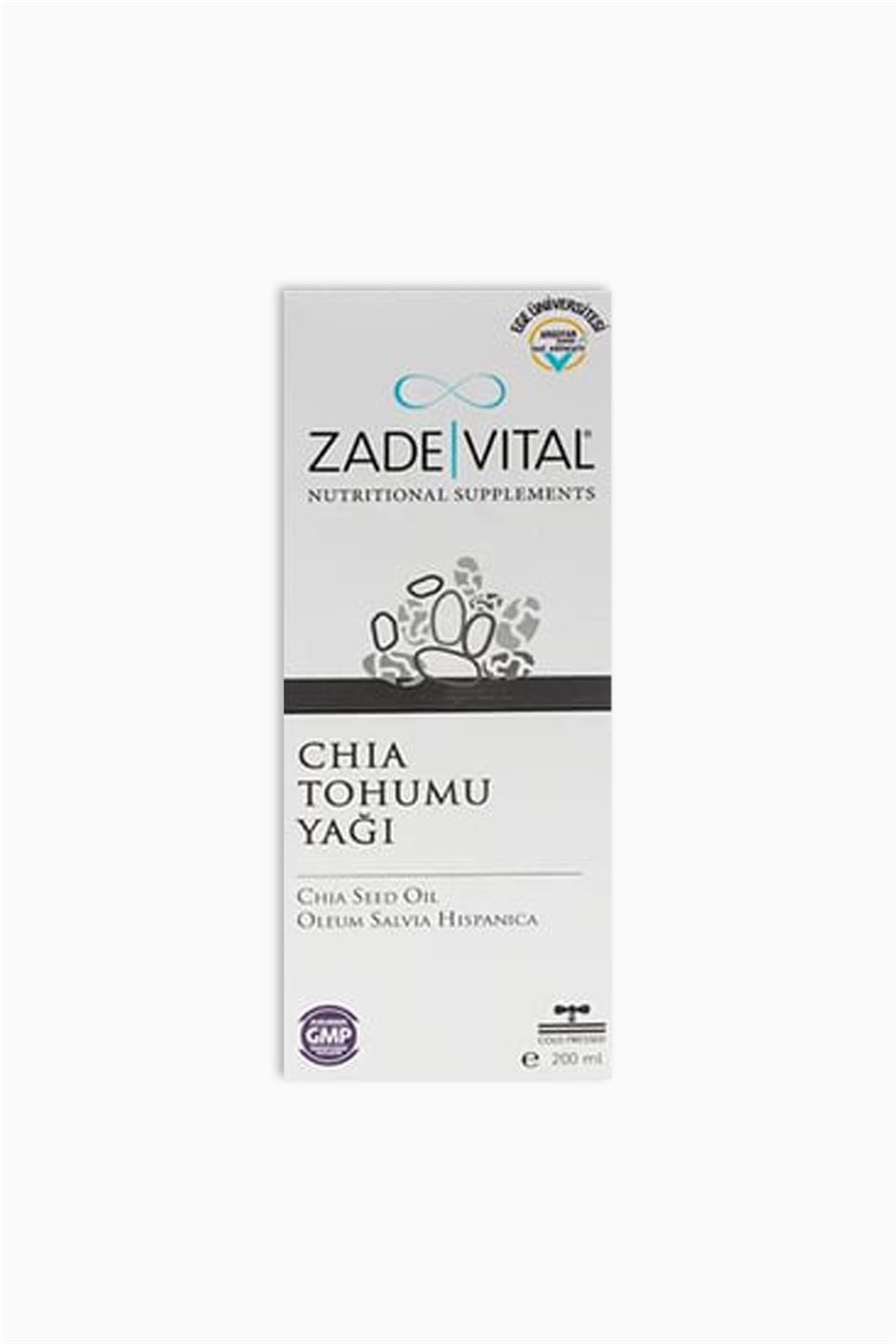 Zade Vital Chia Tohumu Yağı 200 ml