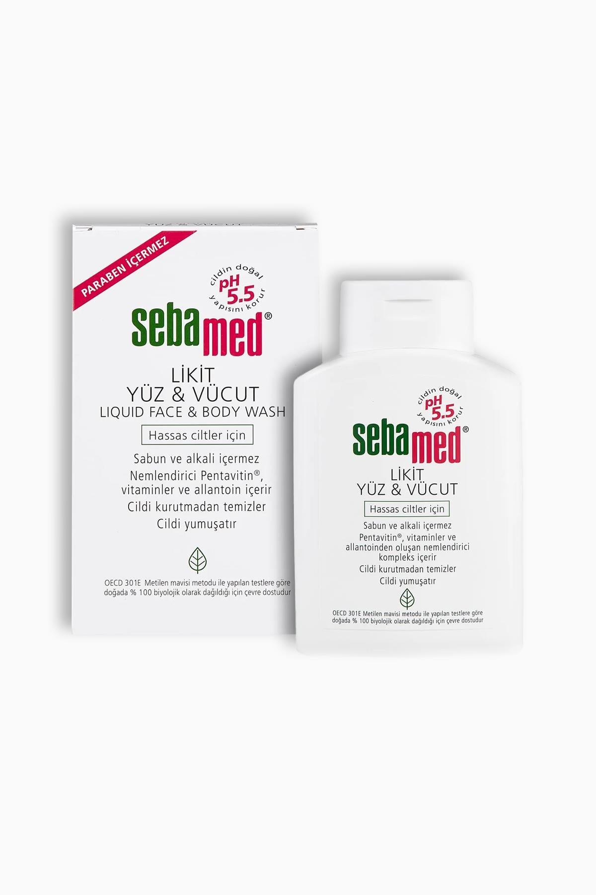 Sebamed Likit Yüz ve Vücut Temizleyici 200 ml