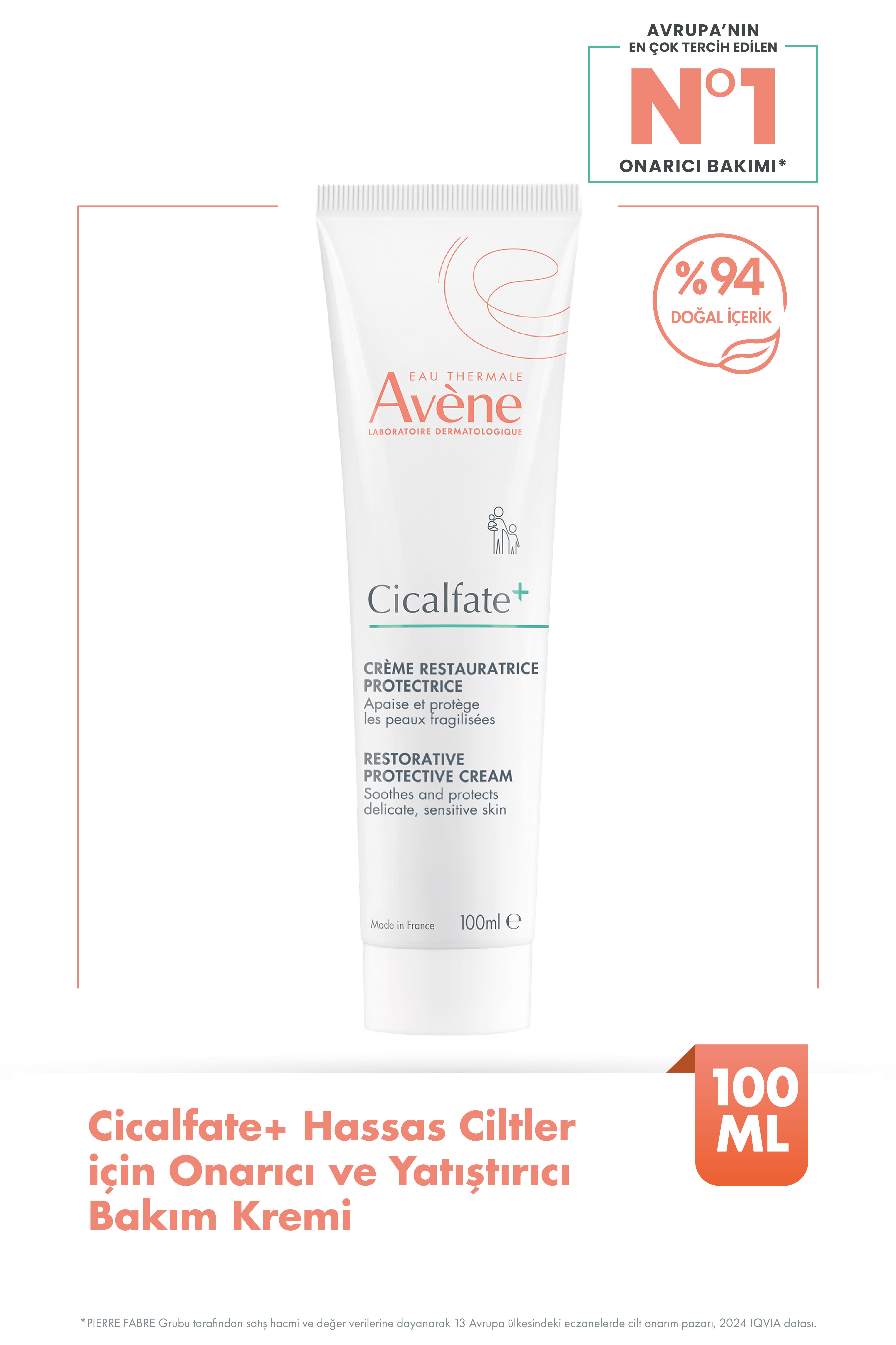 Avene Cicalfate+ Restorative Protection Cream 100ml