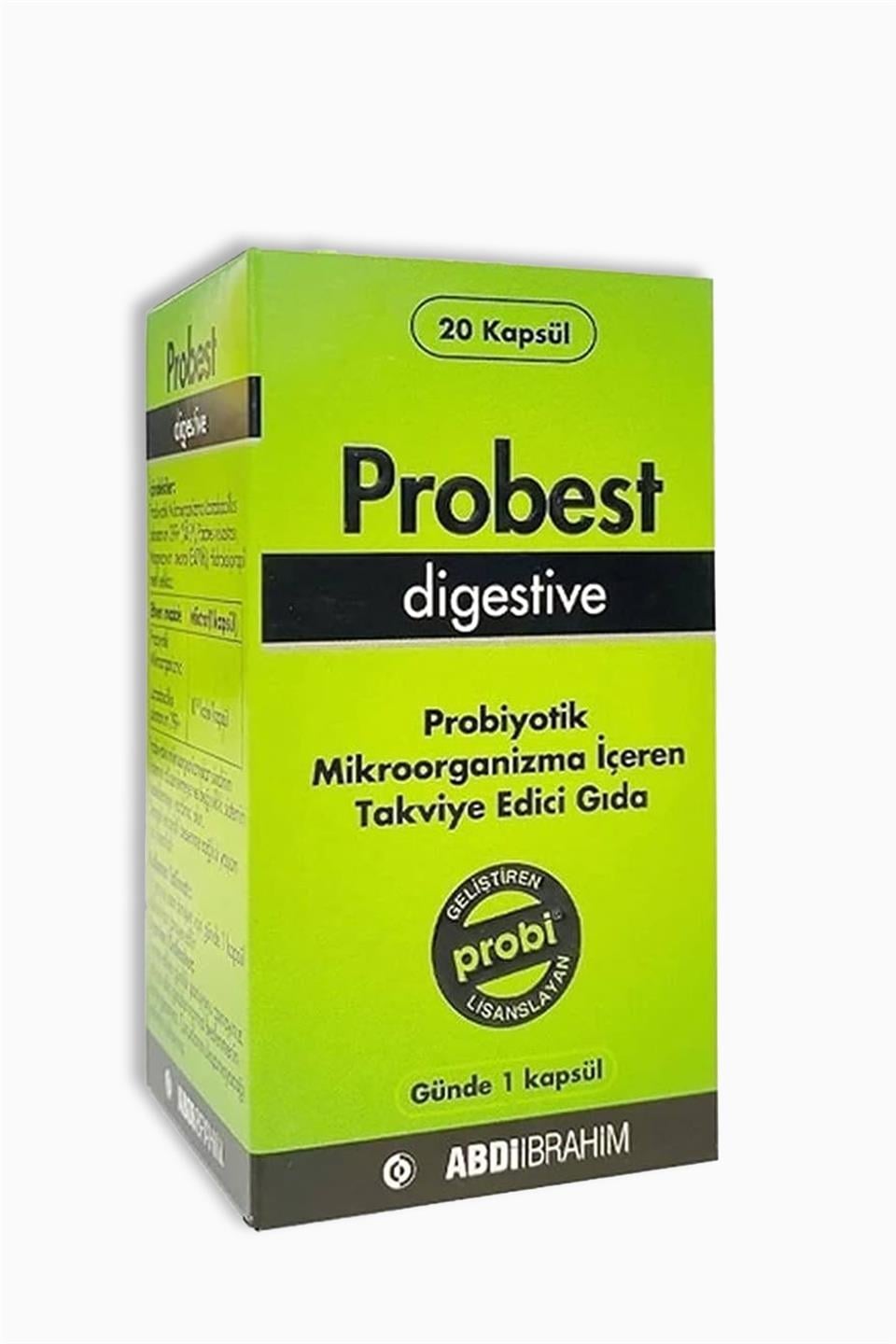 Probest Digestive Probiyotik 20 Kapsül