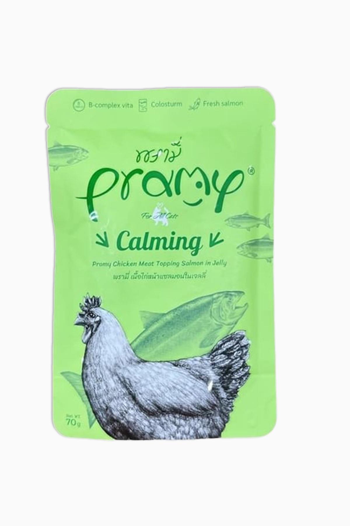 Pramy Jöle İçinde Somonlu ve Tavuklu Yetişkin Kedi Maması 70 Gr
